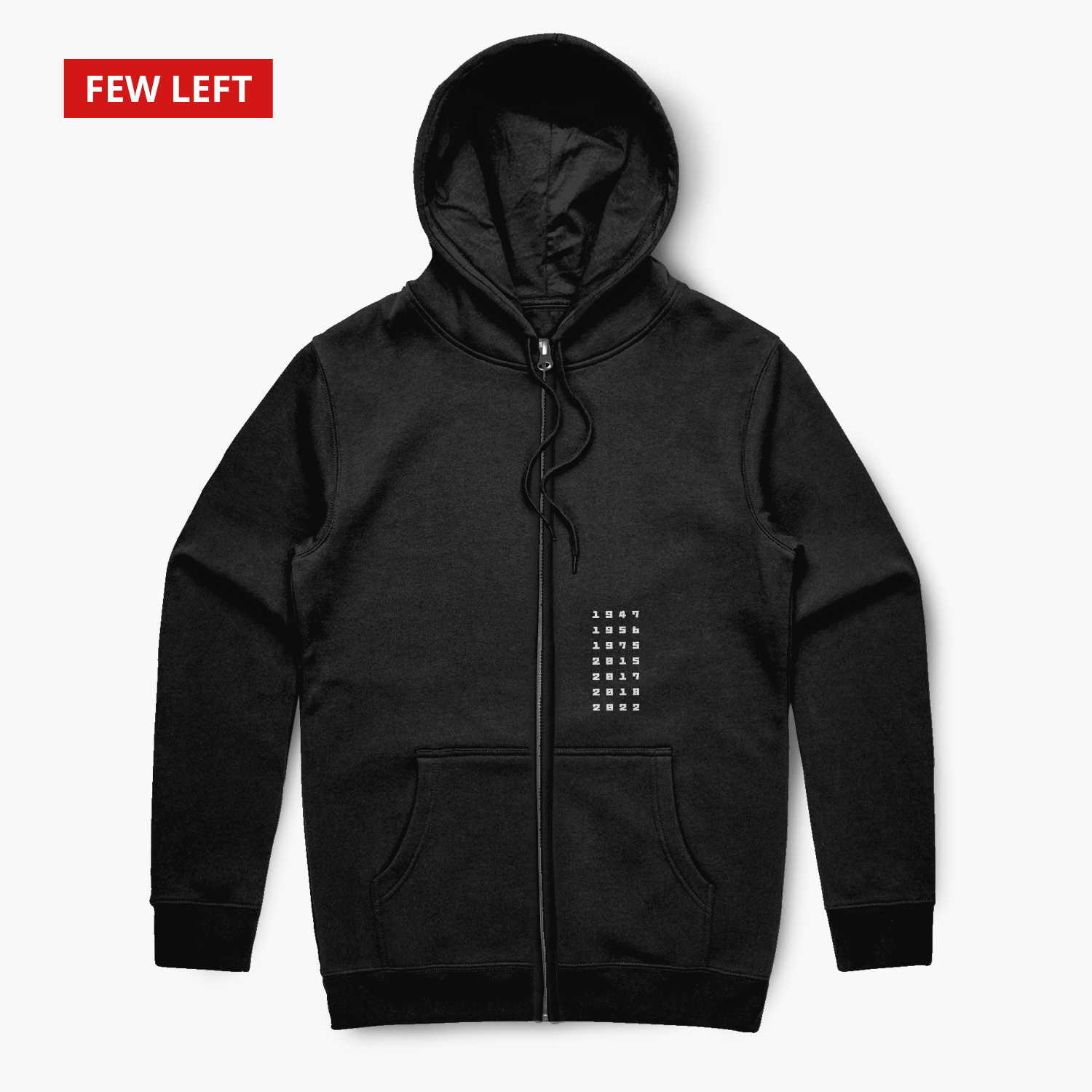 22Champs—Zip Hoodie—Blk