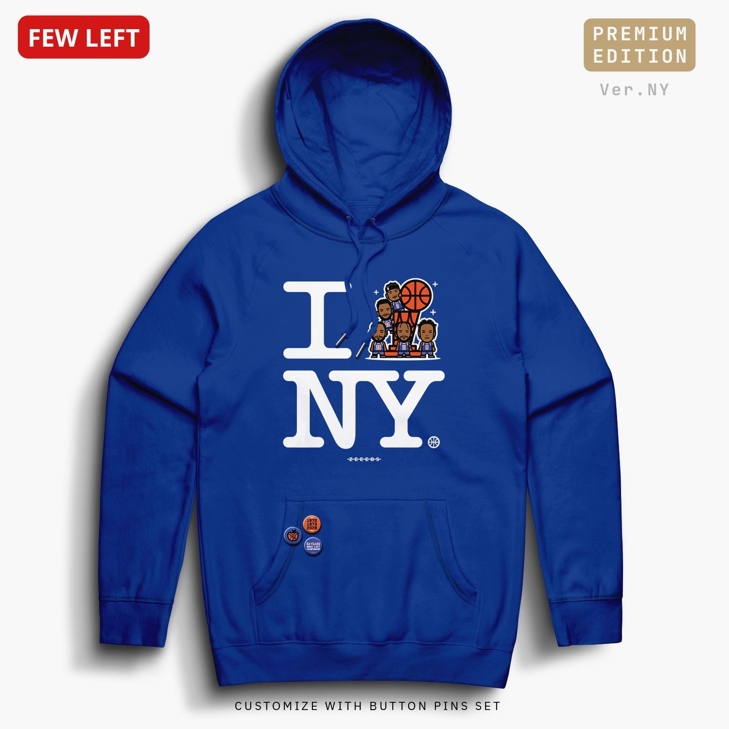 NYChamps—Hoodie—NY—Royal—PREMIUM