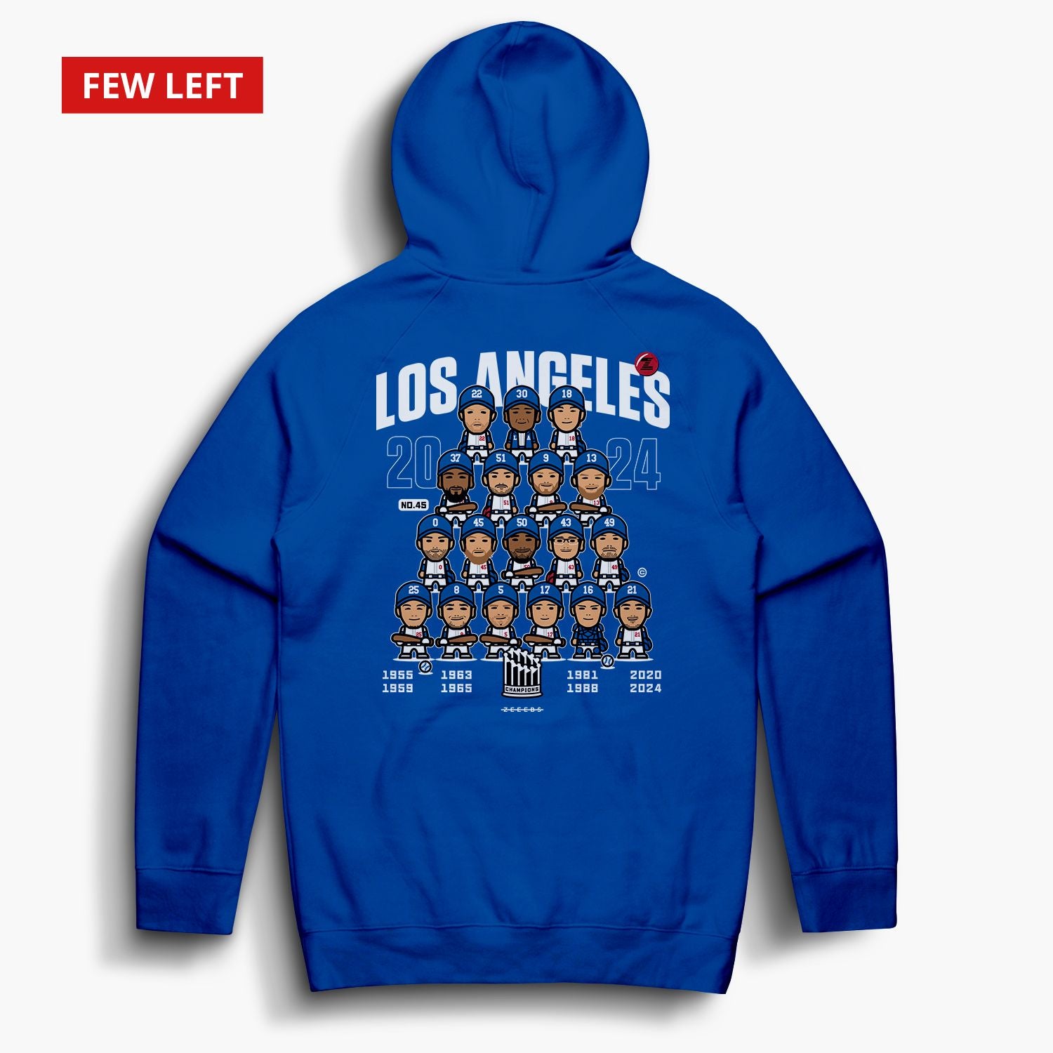 LA24—Hoodie—Royal—Premium