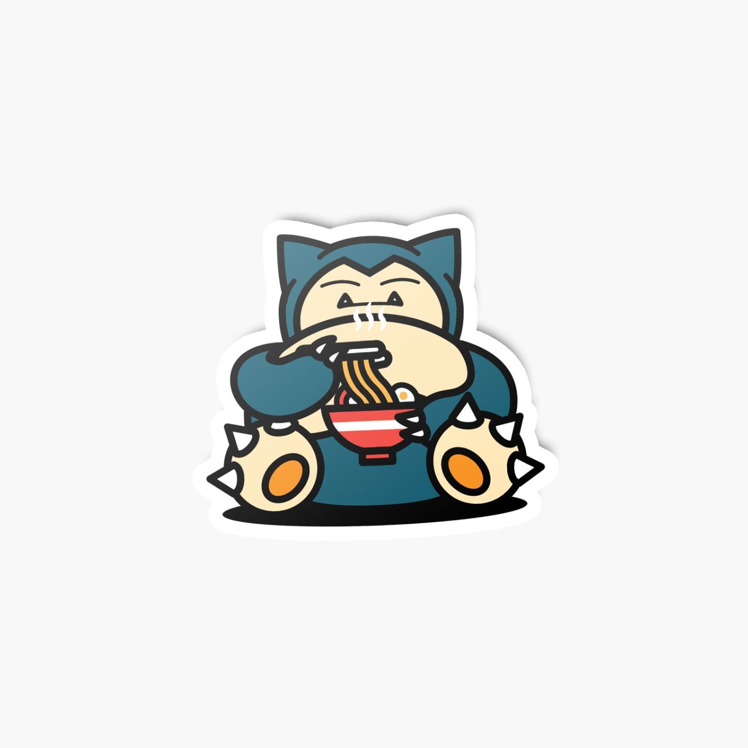 3 of 3 Stickers Unlocked—Ramen