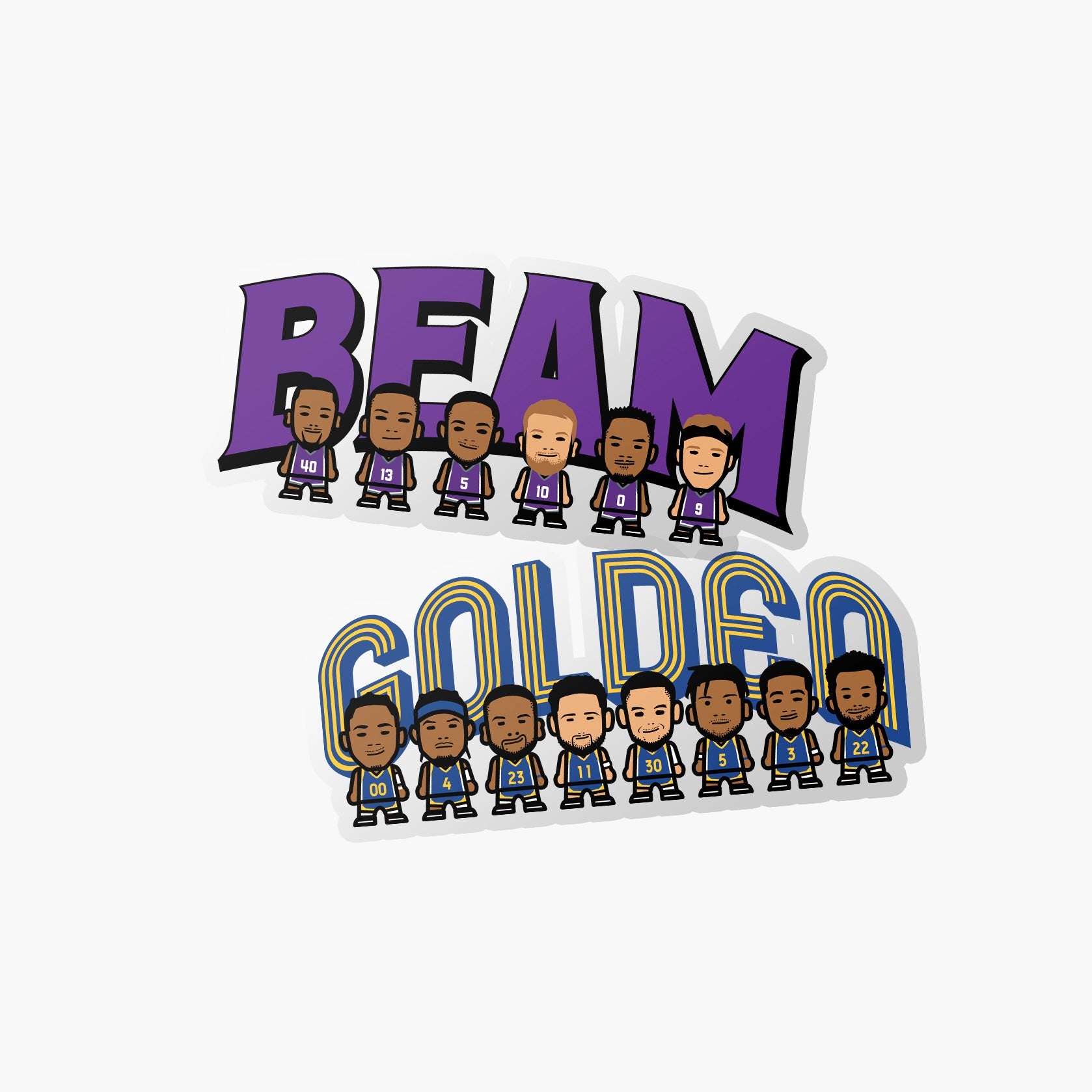 B&G—Sticker—Golden