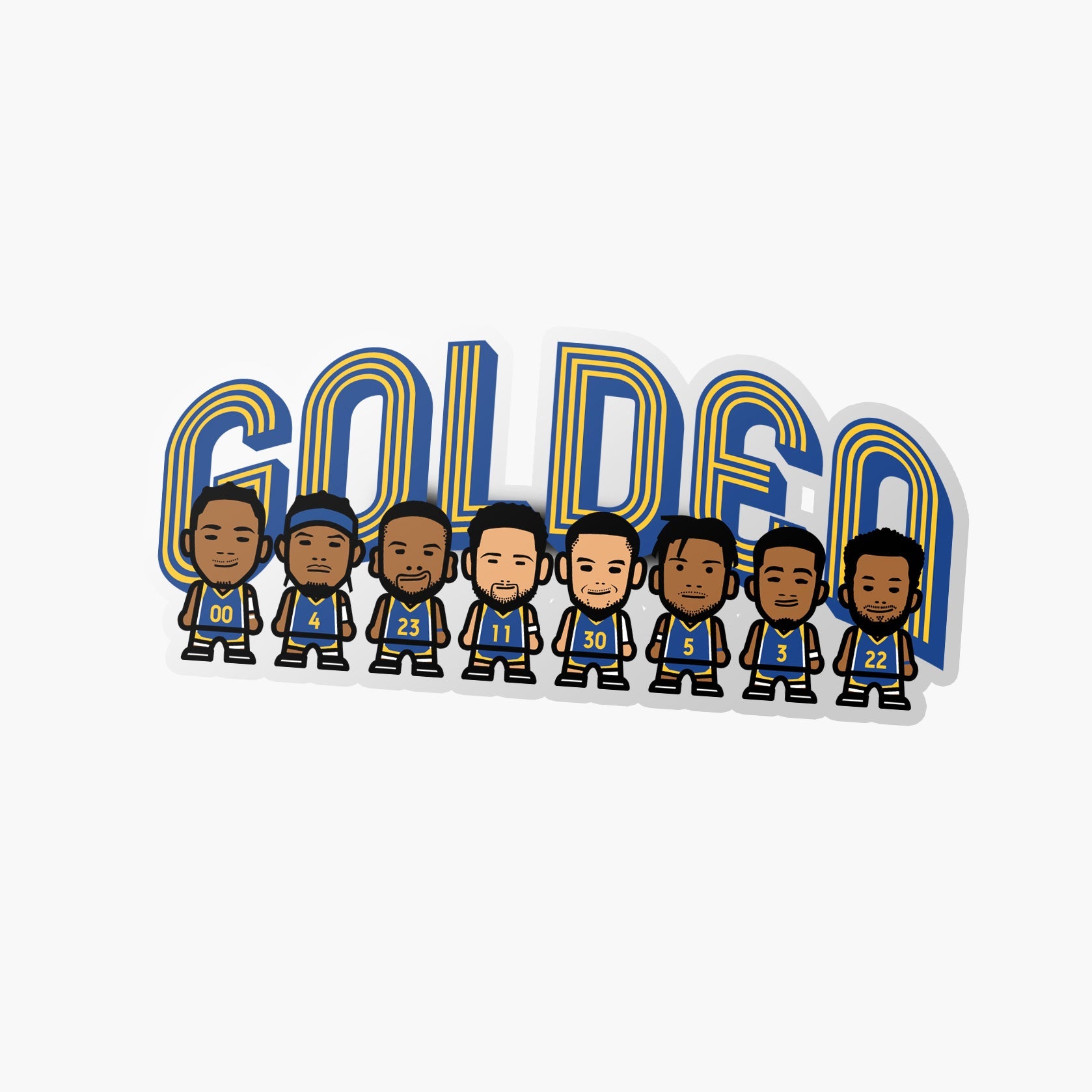 B&G—Sticker—Golden