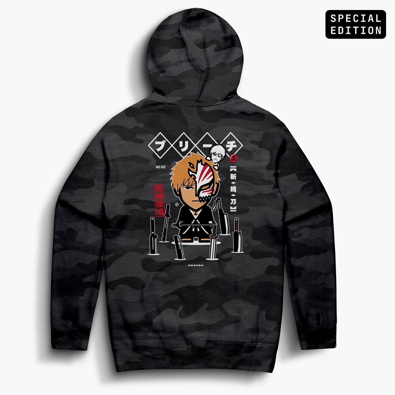 Bankai—Hoodie—Black Camo