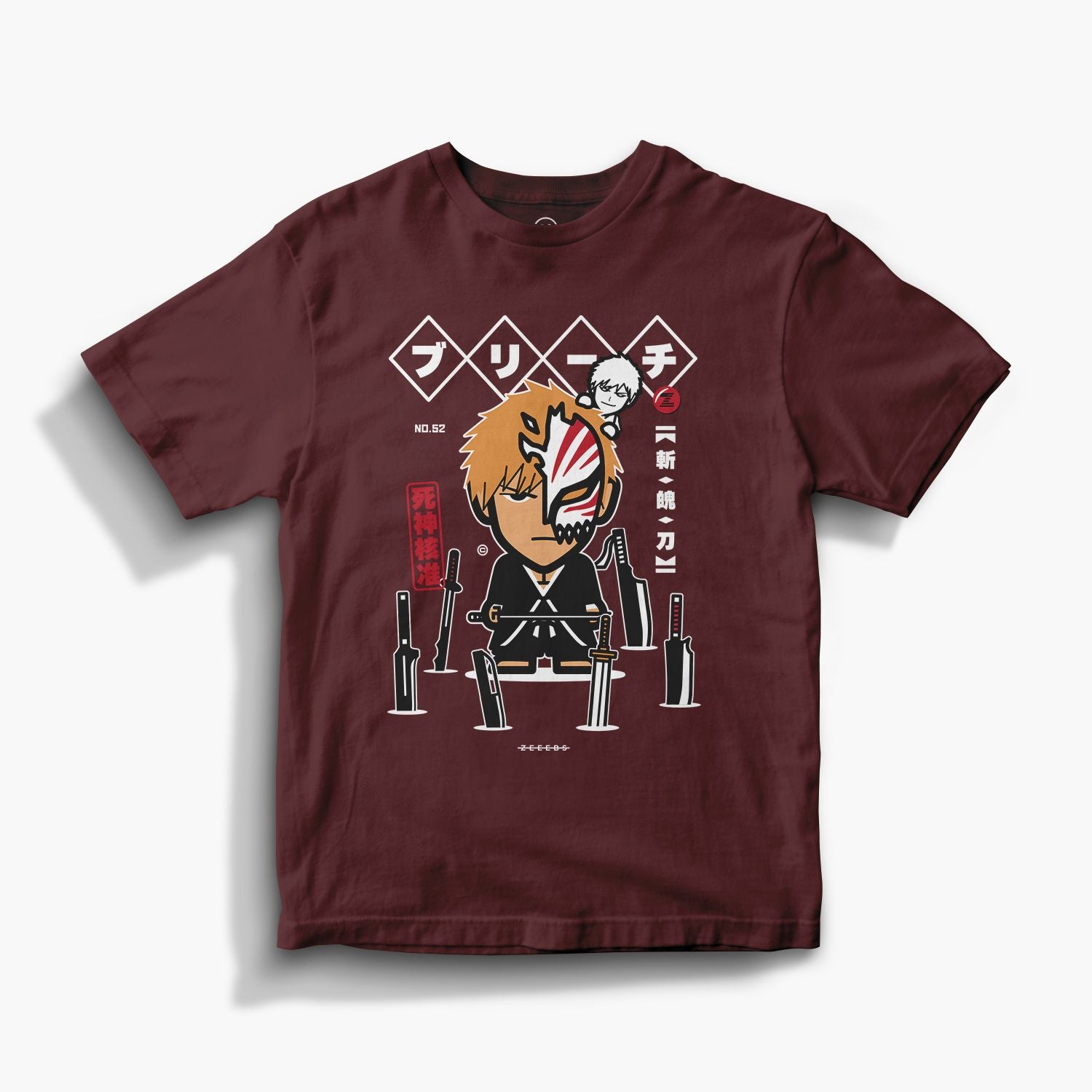 Bankai—Tee—Burgundy