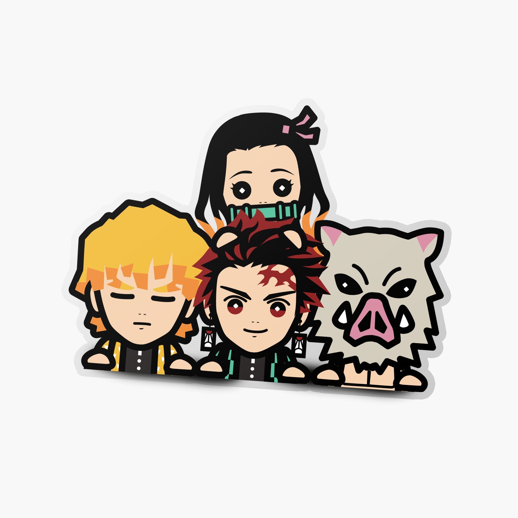 Demon—Sticker—Clear