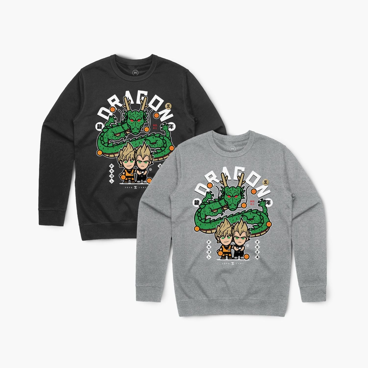 Dragon—Crewsweater—Blk