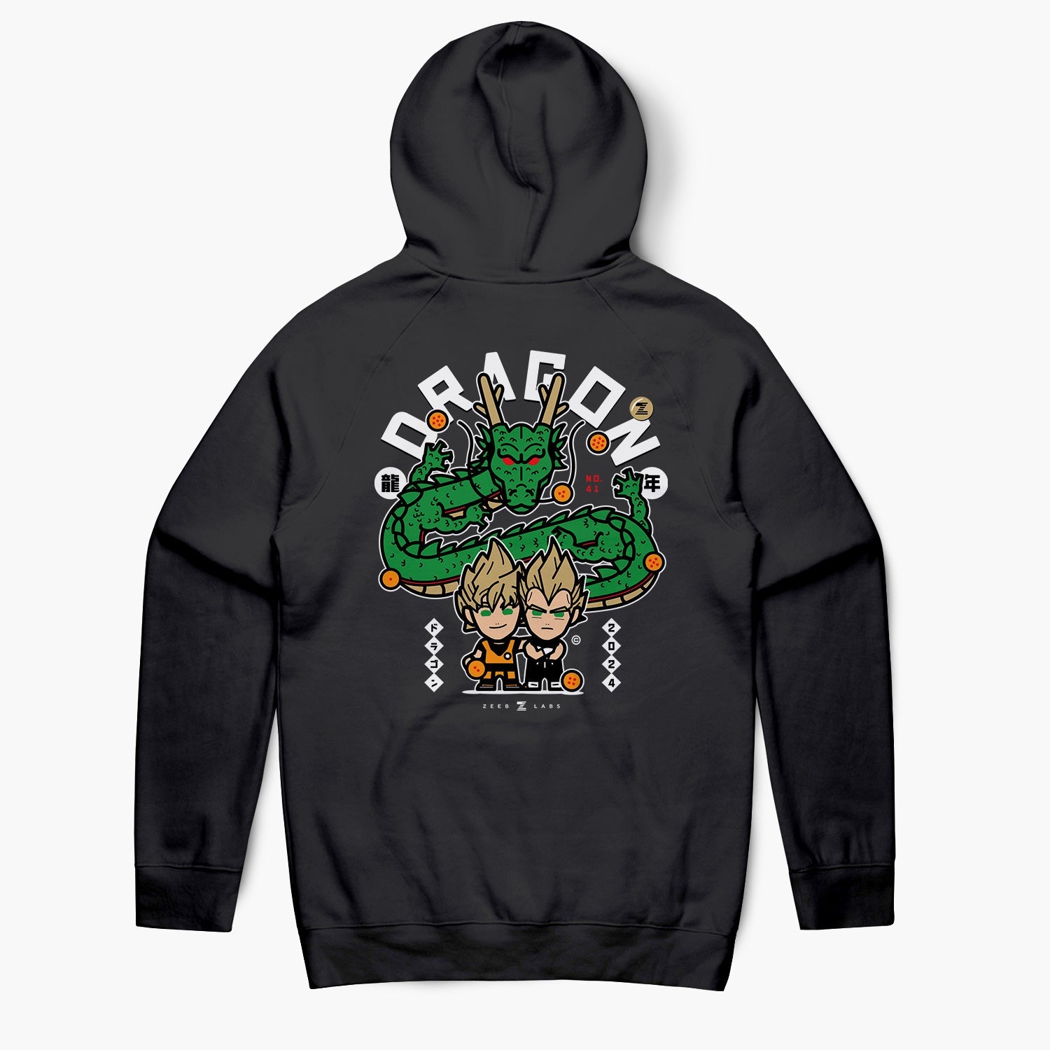 Dragon—Hoodie—Blk