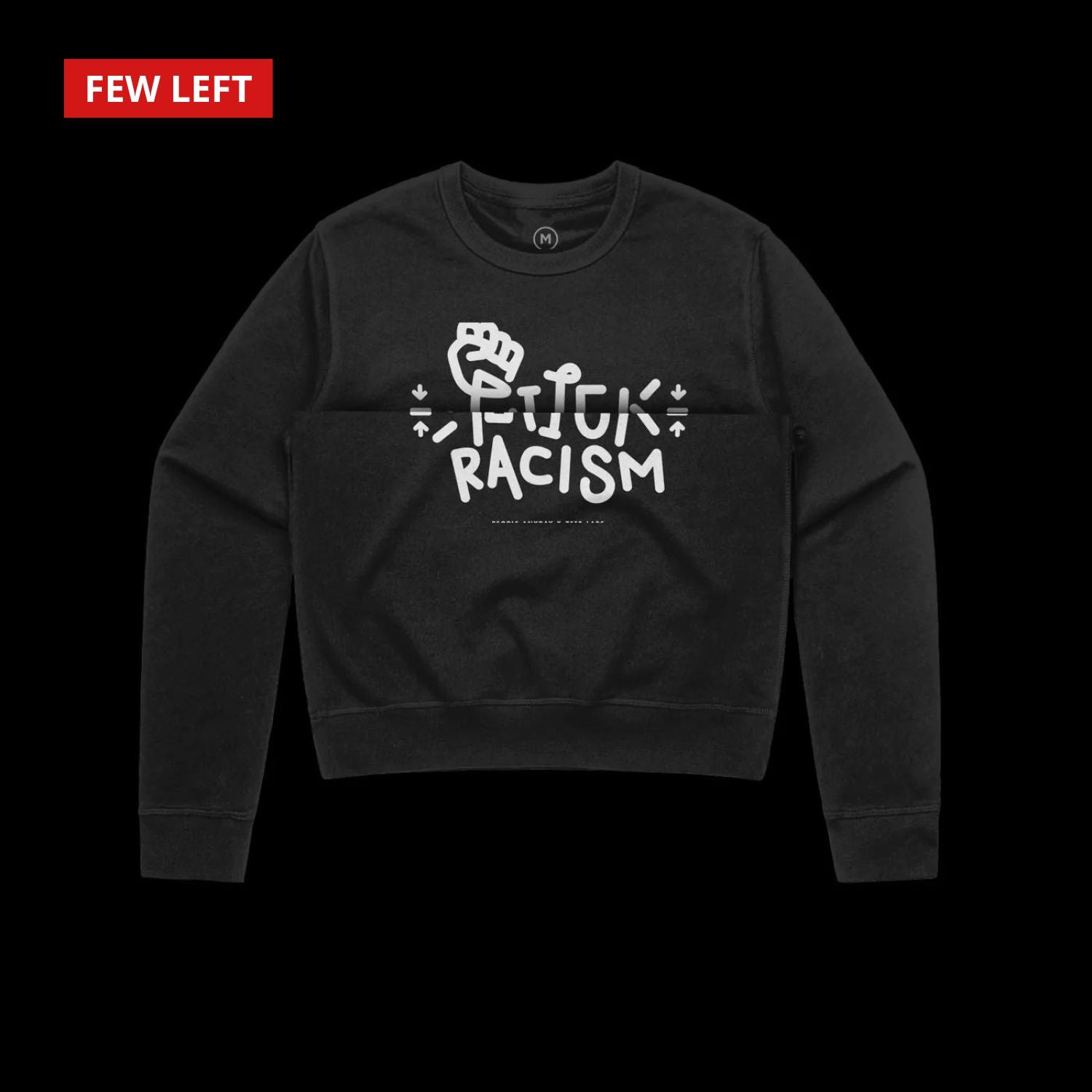 F Racism—Crewsweater—Blk