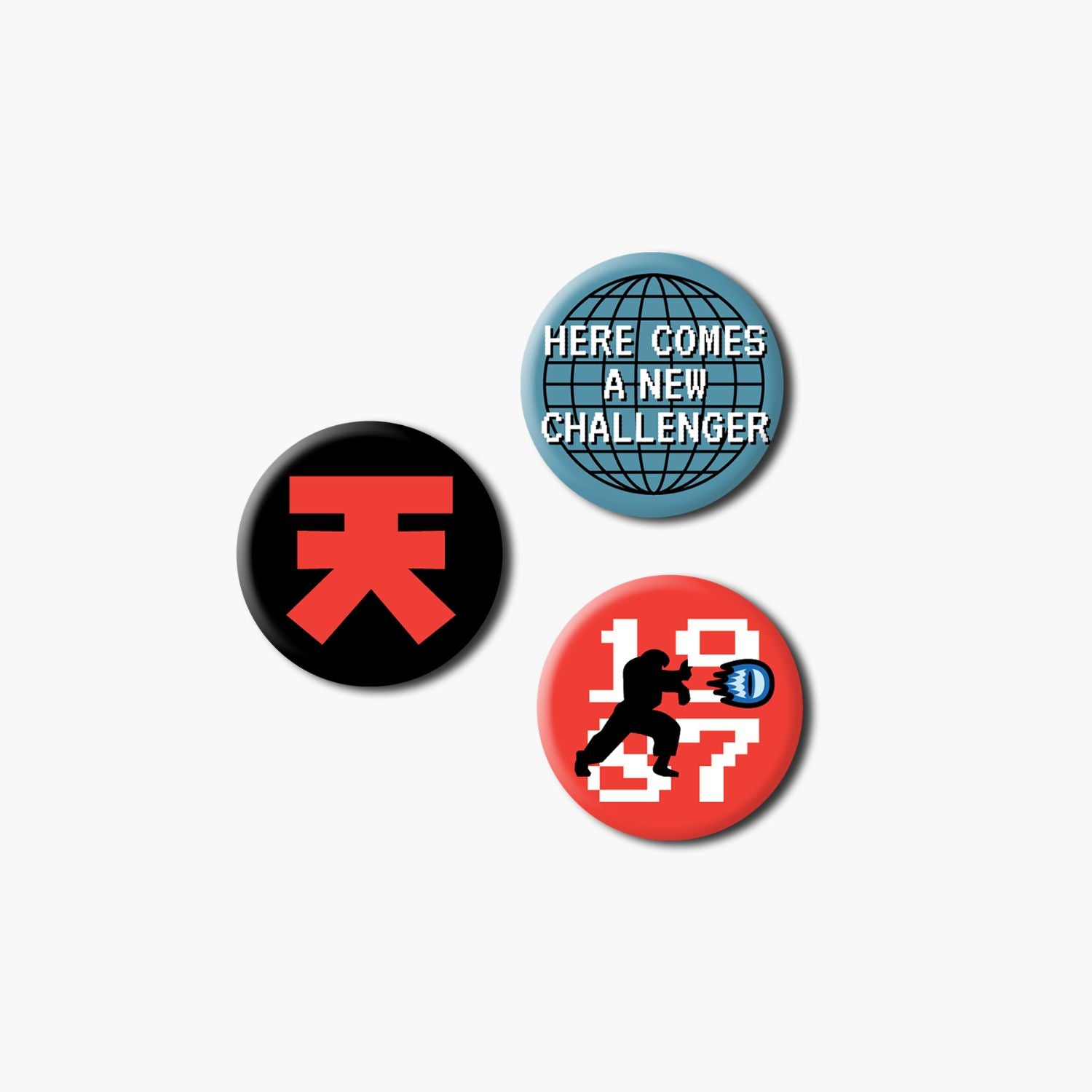 Hadouken—Button Set