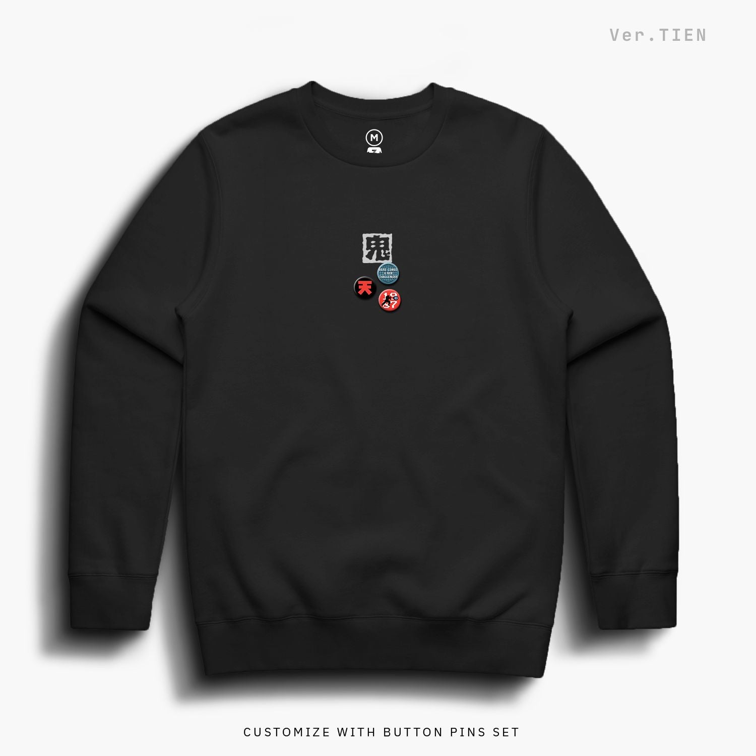 Hadouken—Crewsweater—TIEN—Black—optBack