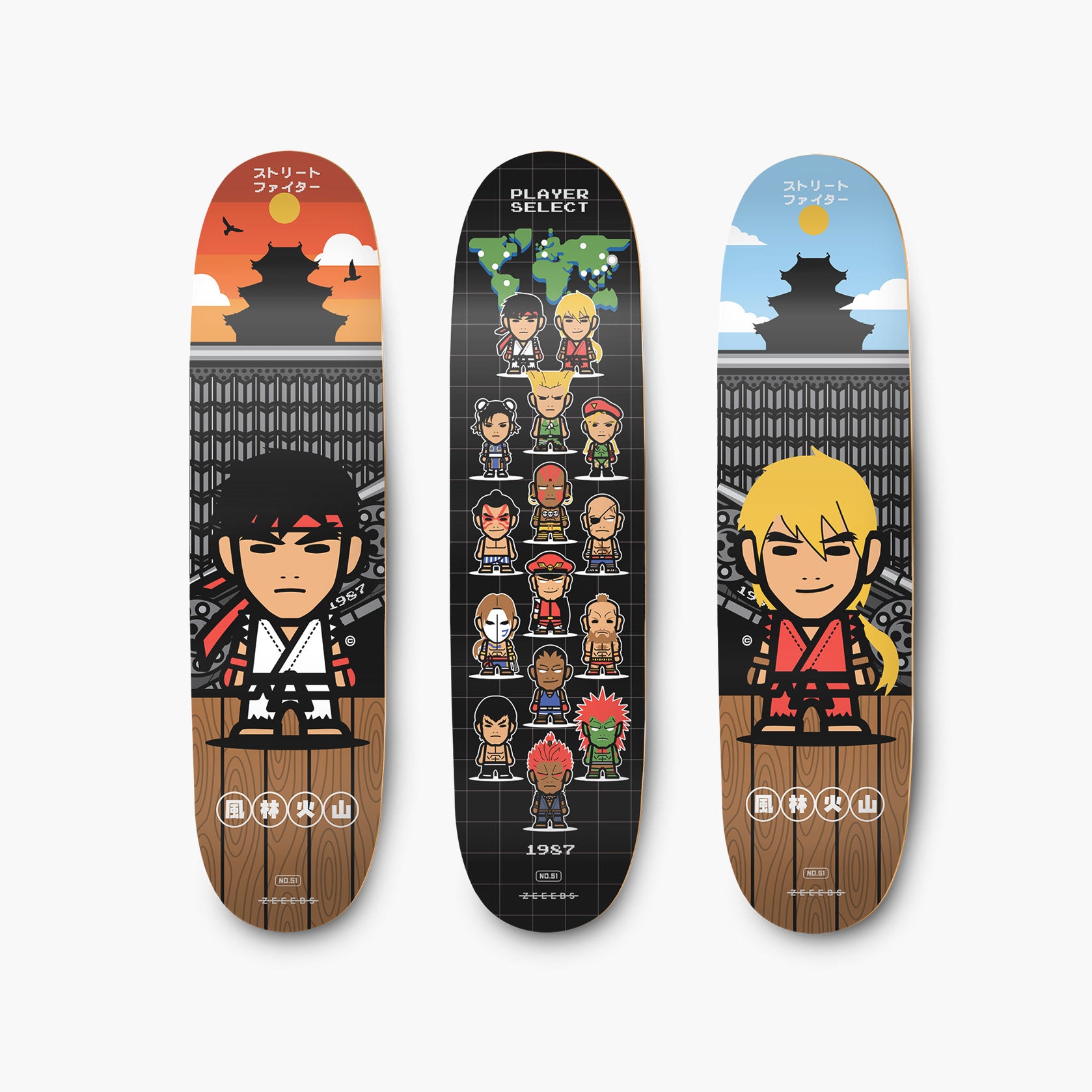 Hadouken—Skate Deck—Players