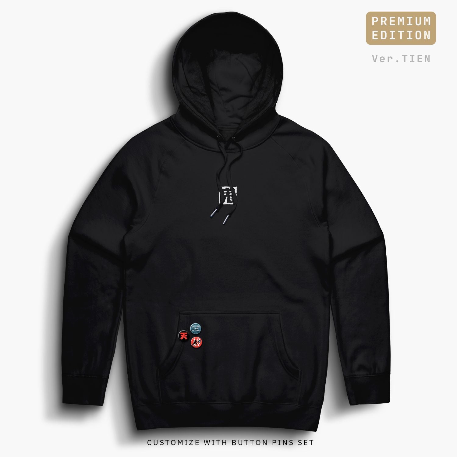 Hadouken—Hoodie—TIEN—Black—PREMIUM