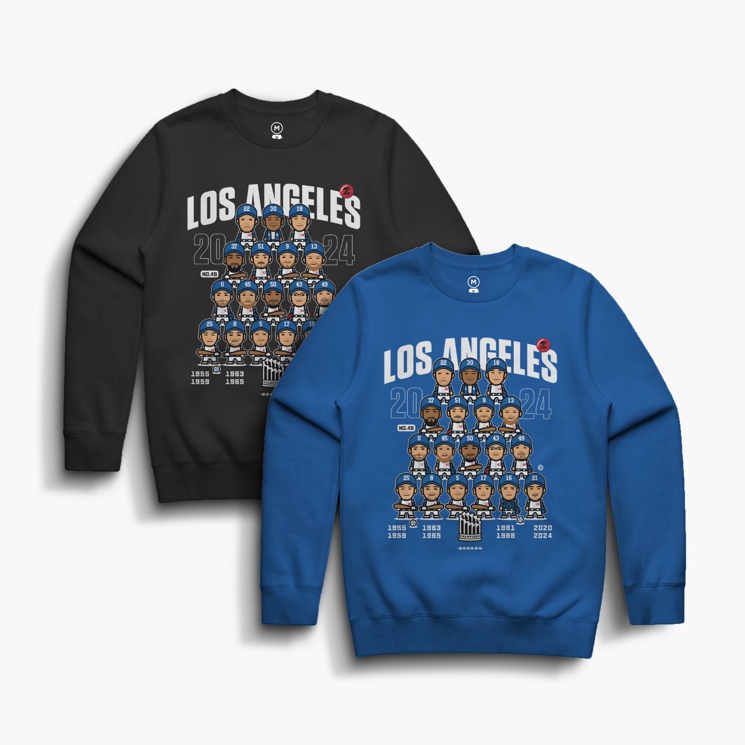 LA24—Crewsweater—Black