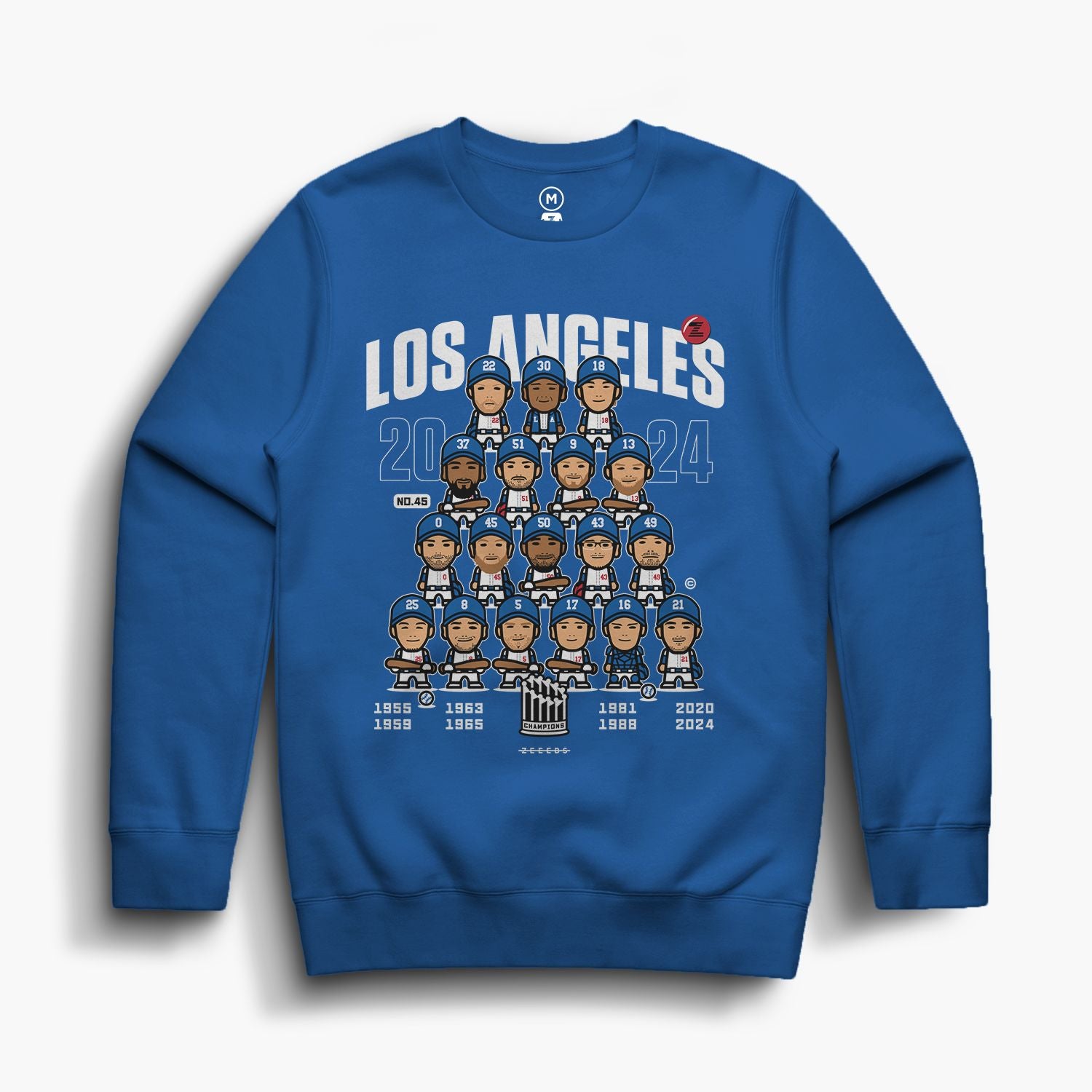 LA24—Crewsweater—Royal