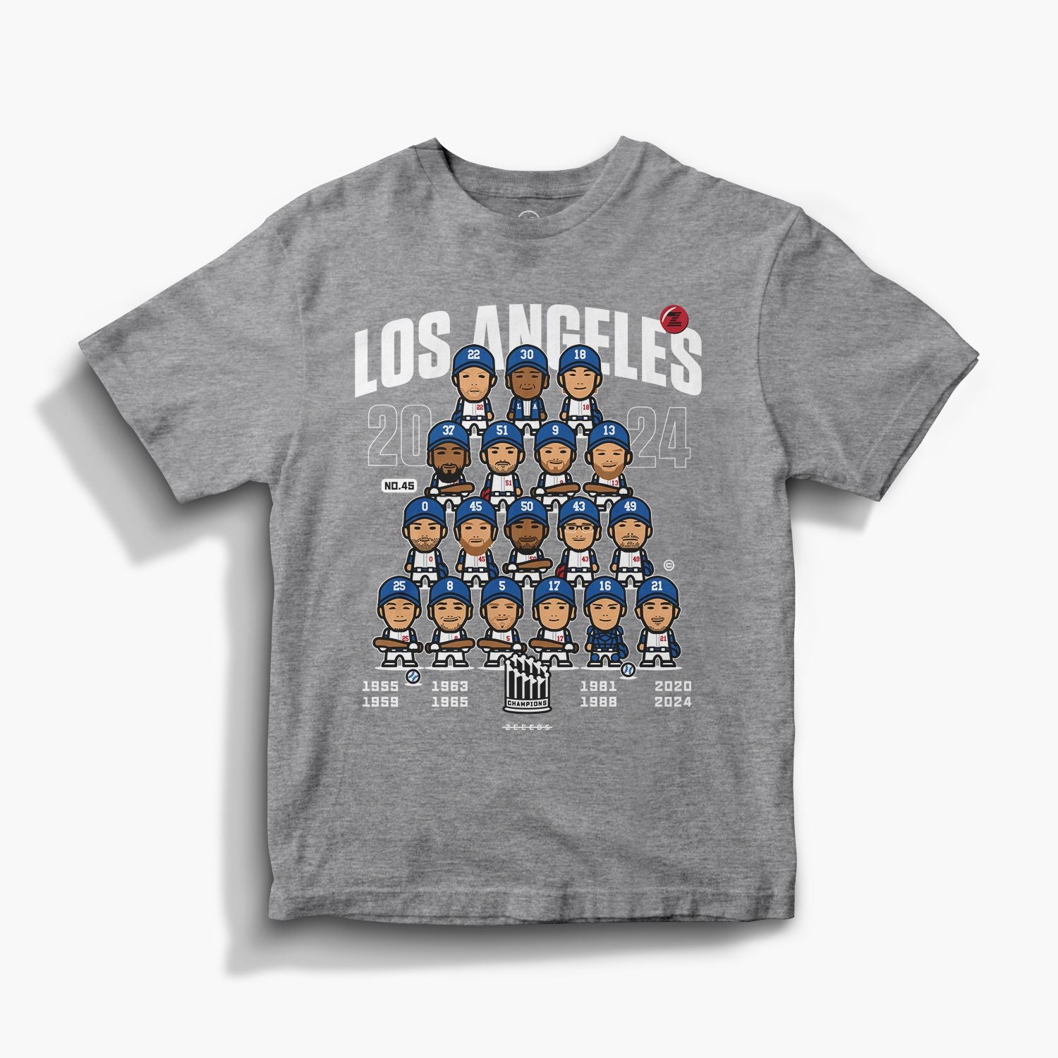 LA24—Tee—Athletic Heather