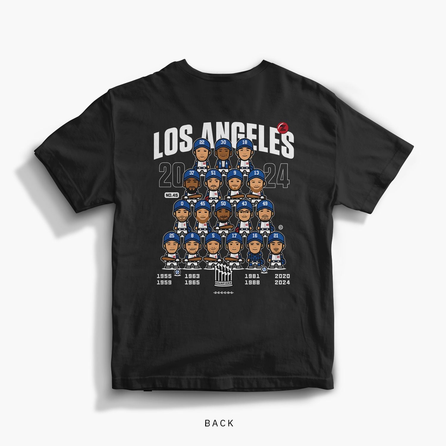 LA24—Tee—Black—optBack