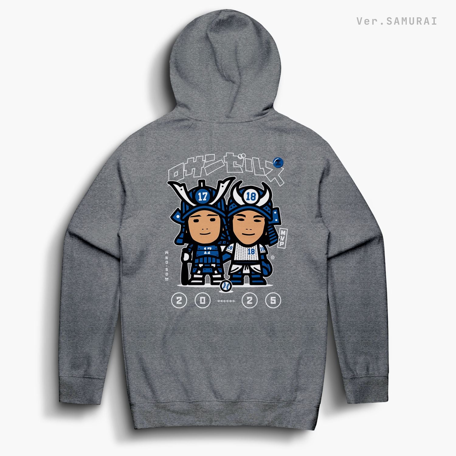 LA25—Hoodie—SAMURAI—Gunmetal