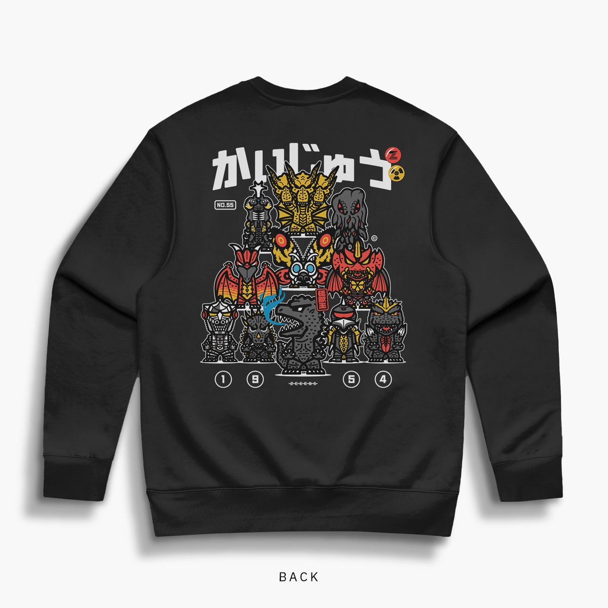 Monsters—Crewsweater—Black—optBack