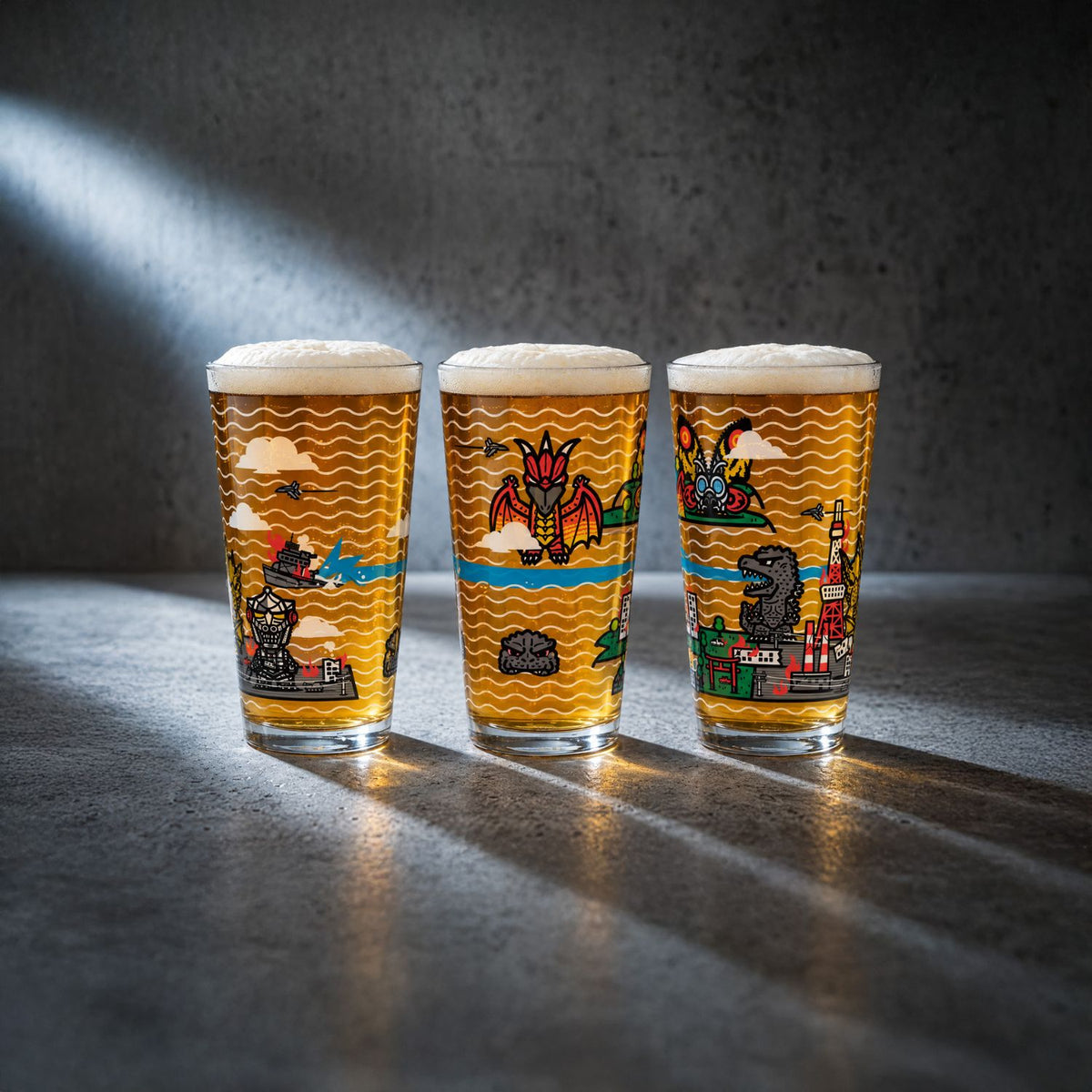 Monsters—Kaiju Pint