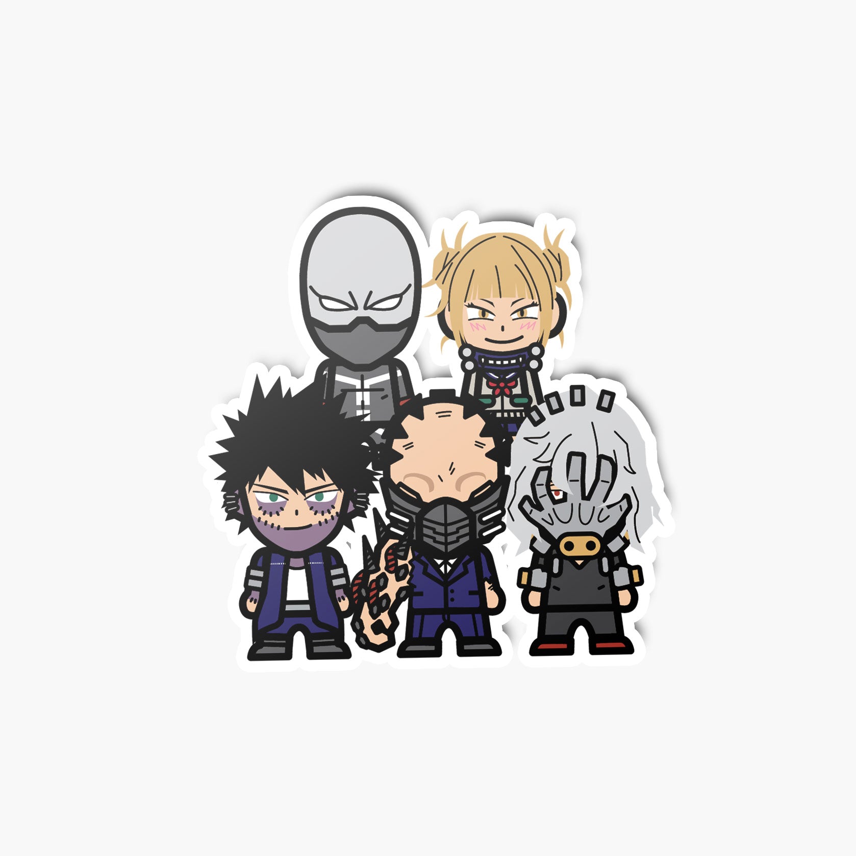 My Hero—Sticker—Villains