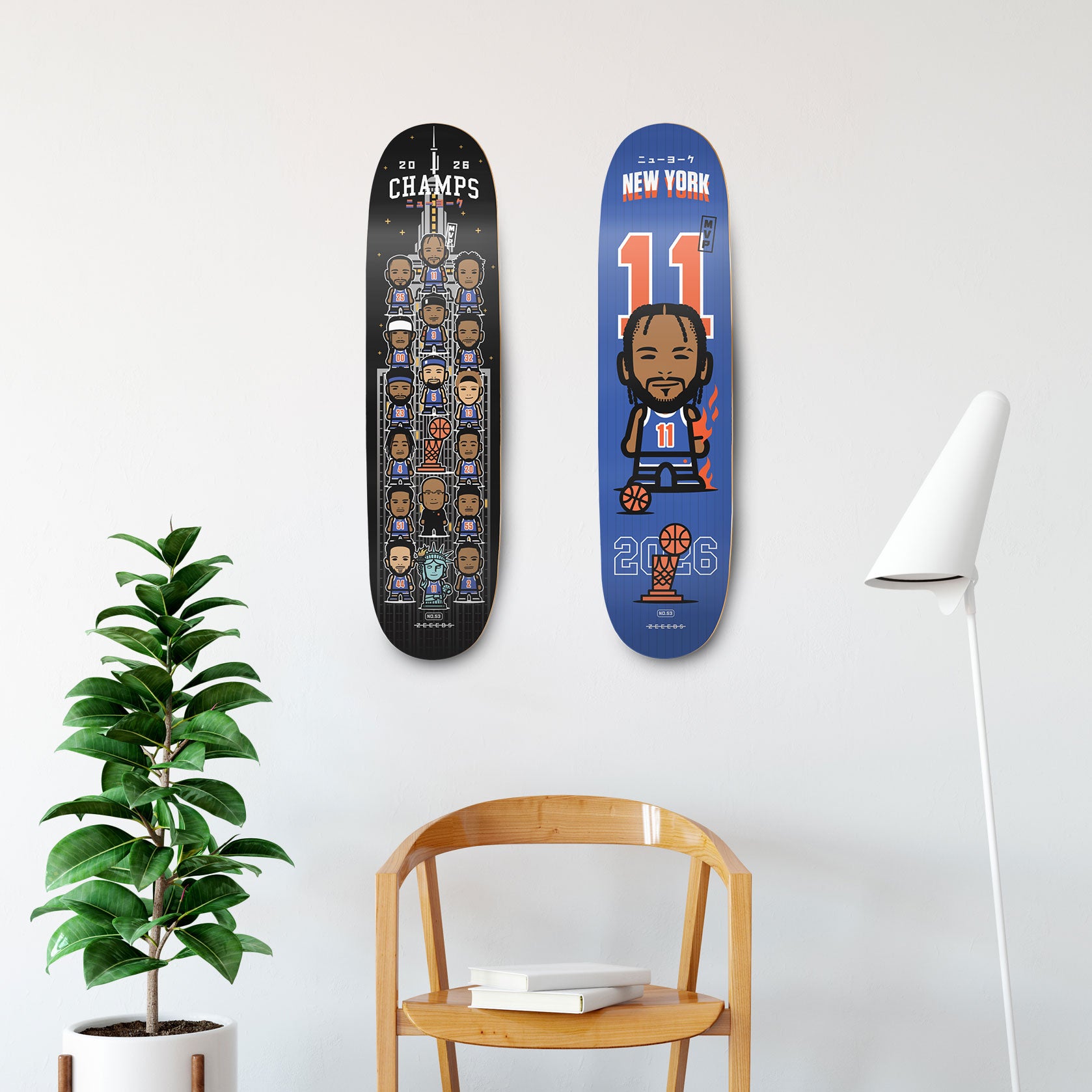 NYChamps—Skate Deck—Burner