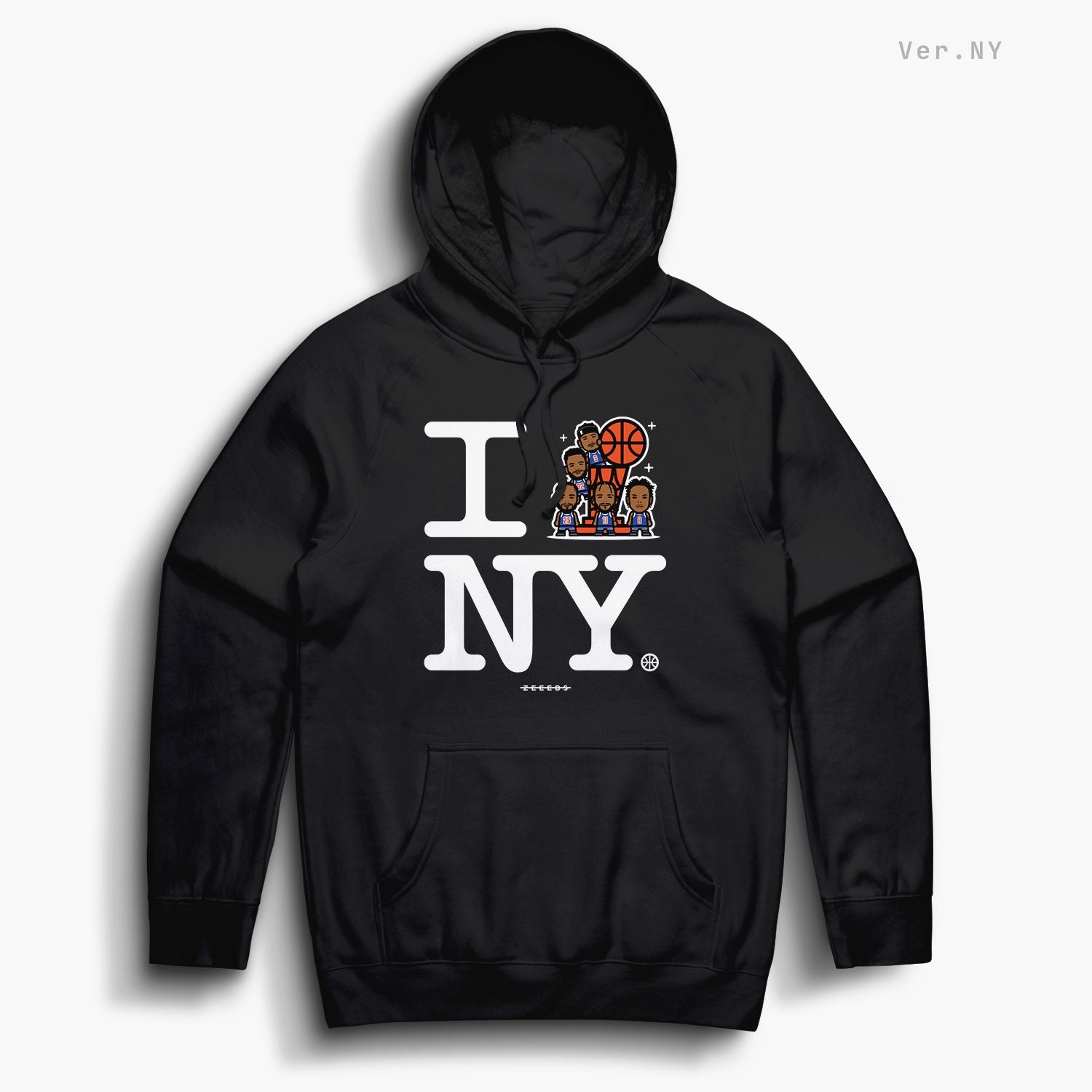 NYChamps—Hoodie—NY—Black
