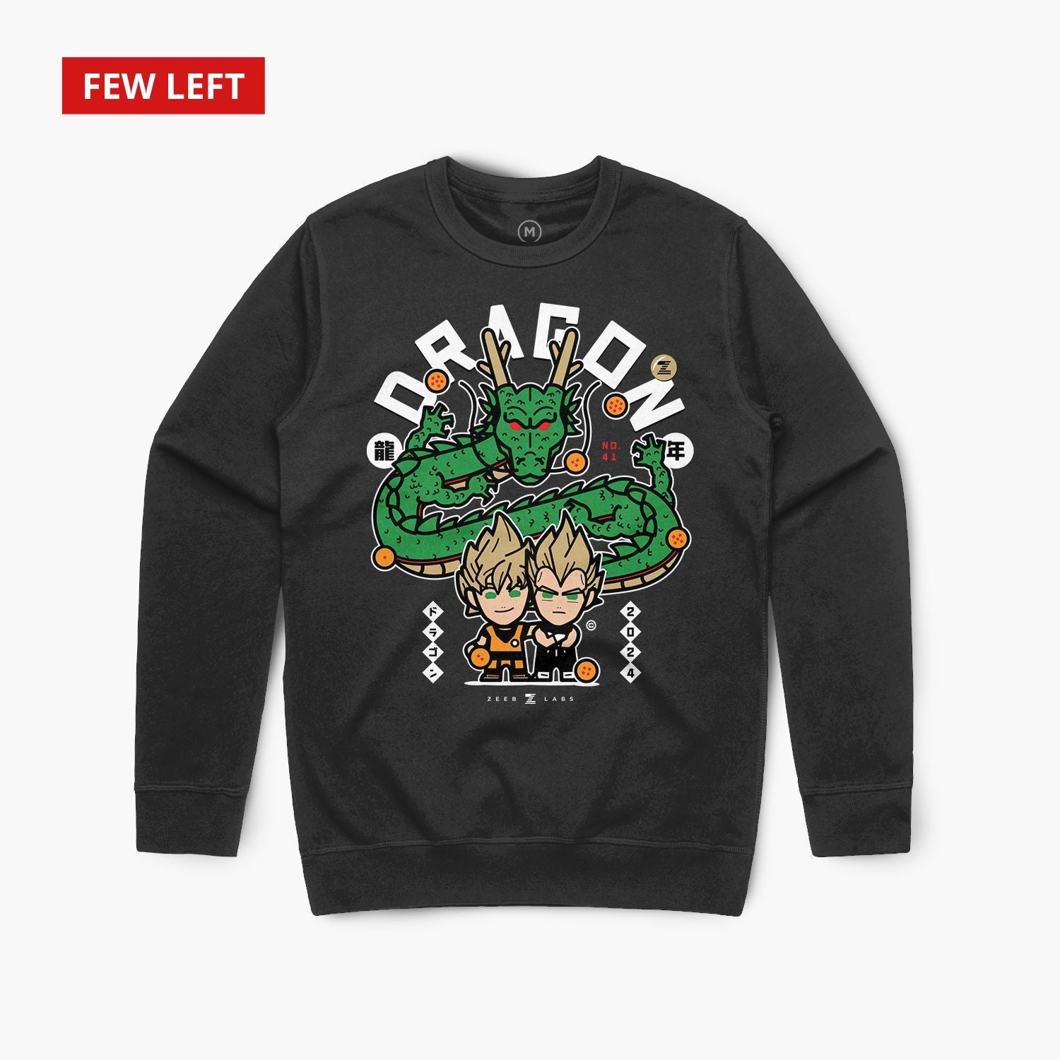 Dragon—Crewsweater—Blk