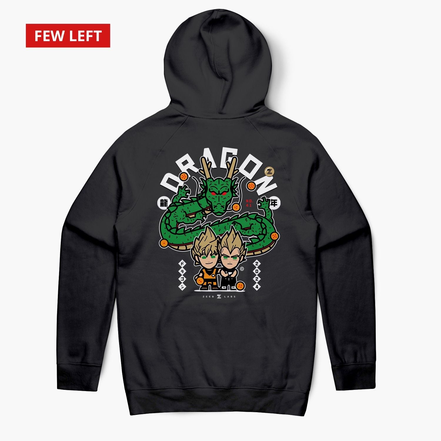 Dragon—Hoodie—Blk