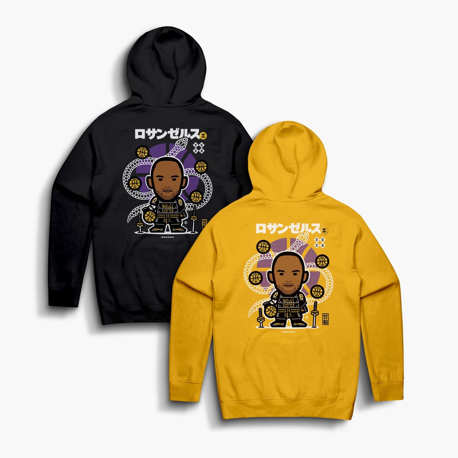 Snakes—Hoodie—K—Gold