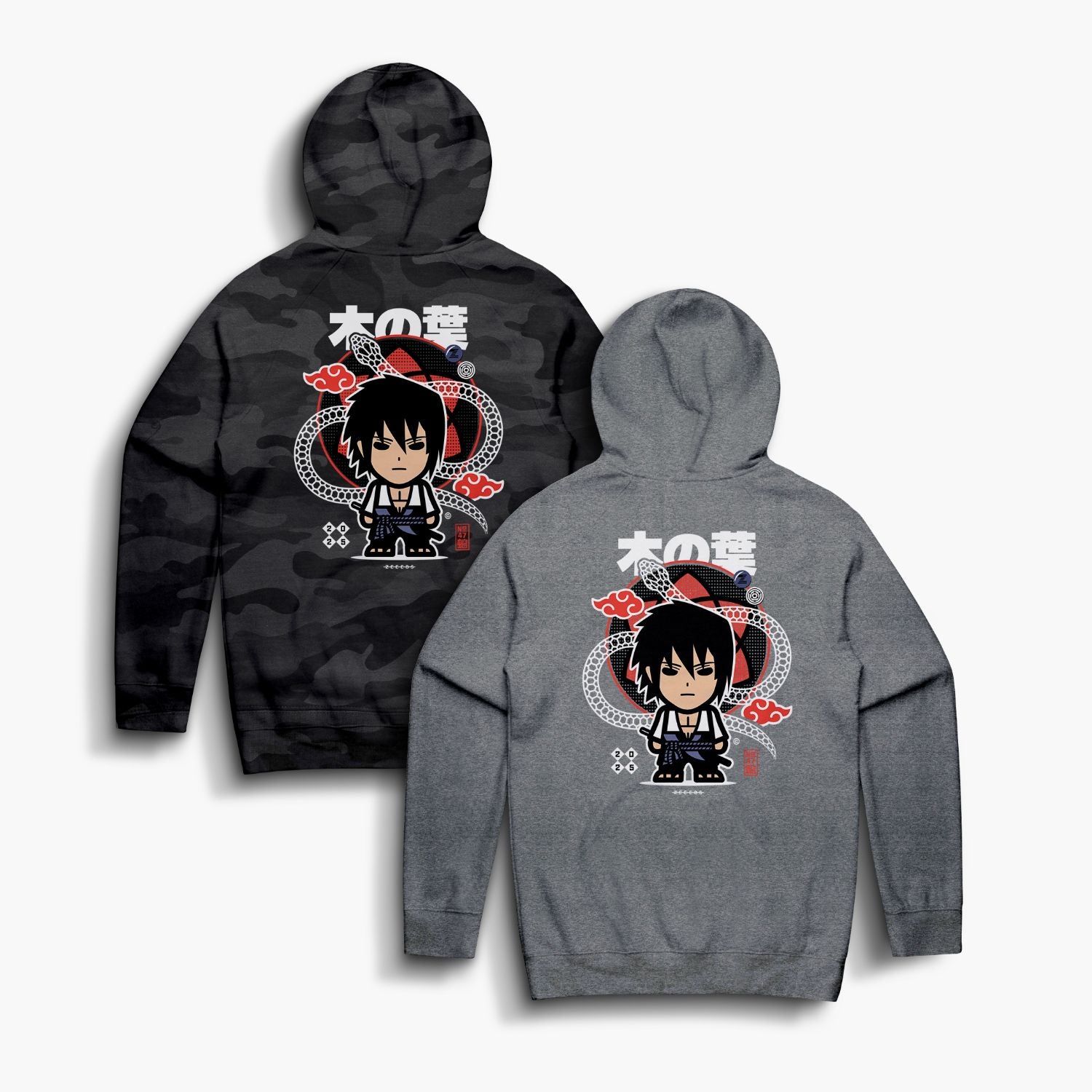 Snakes—Hoodie—S—Blk Camo