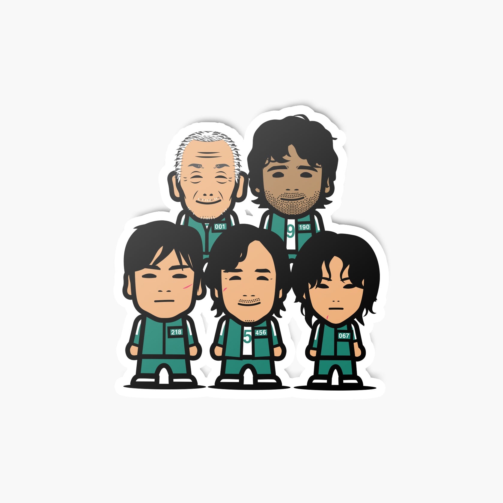 Squid—Sticker—Green