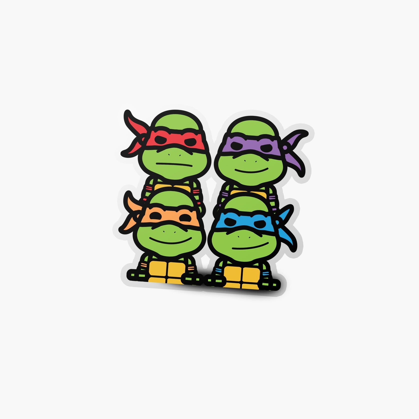 Turtles—Sticker—Clear
