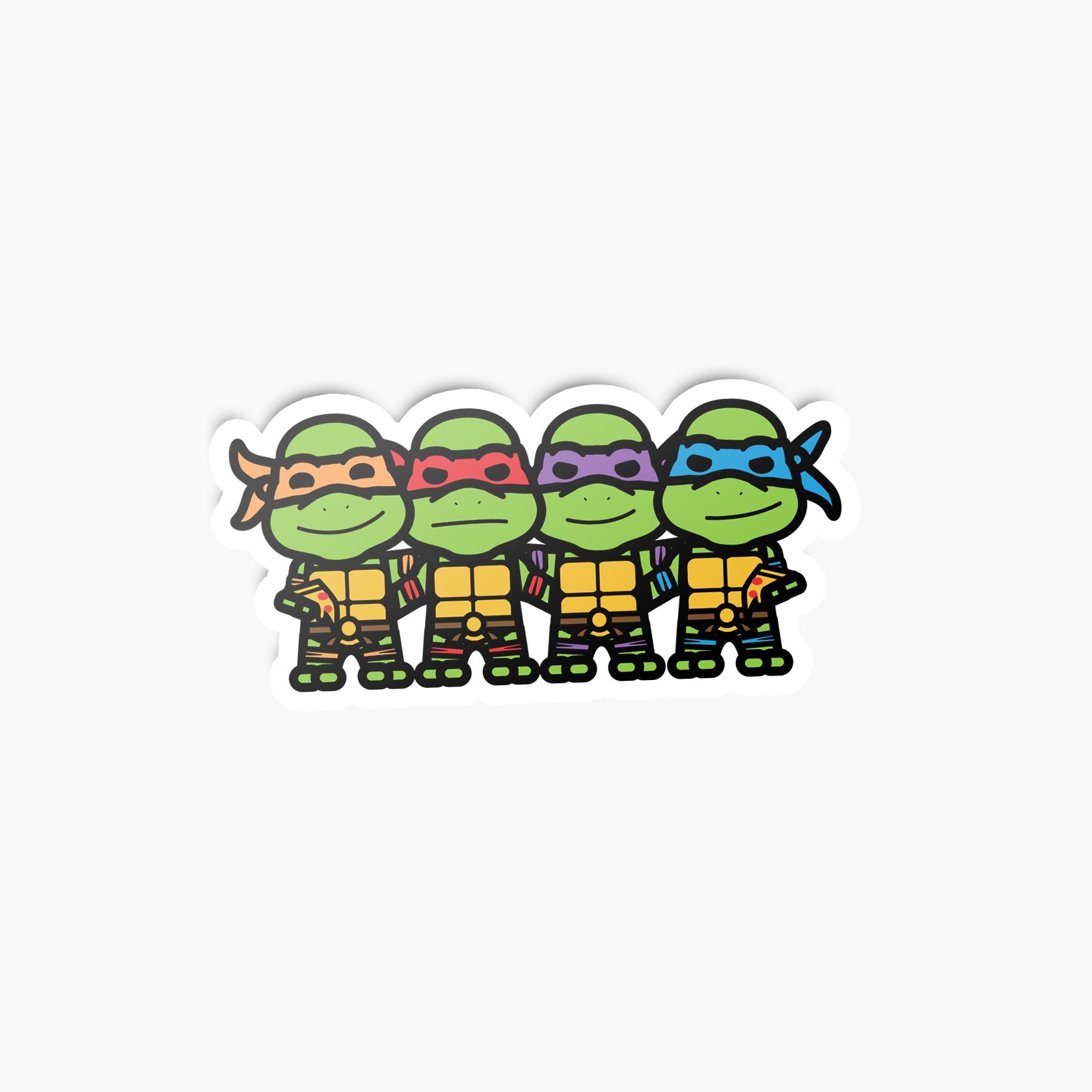 Turtles—Sticker—Pizza