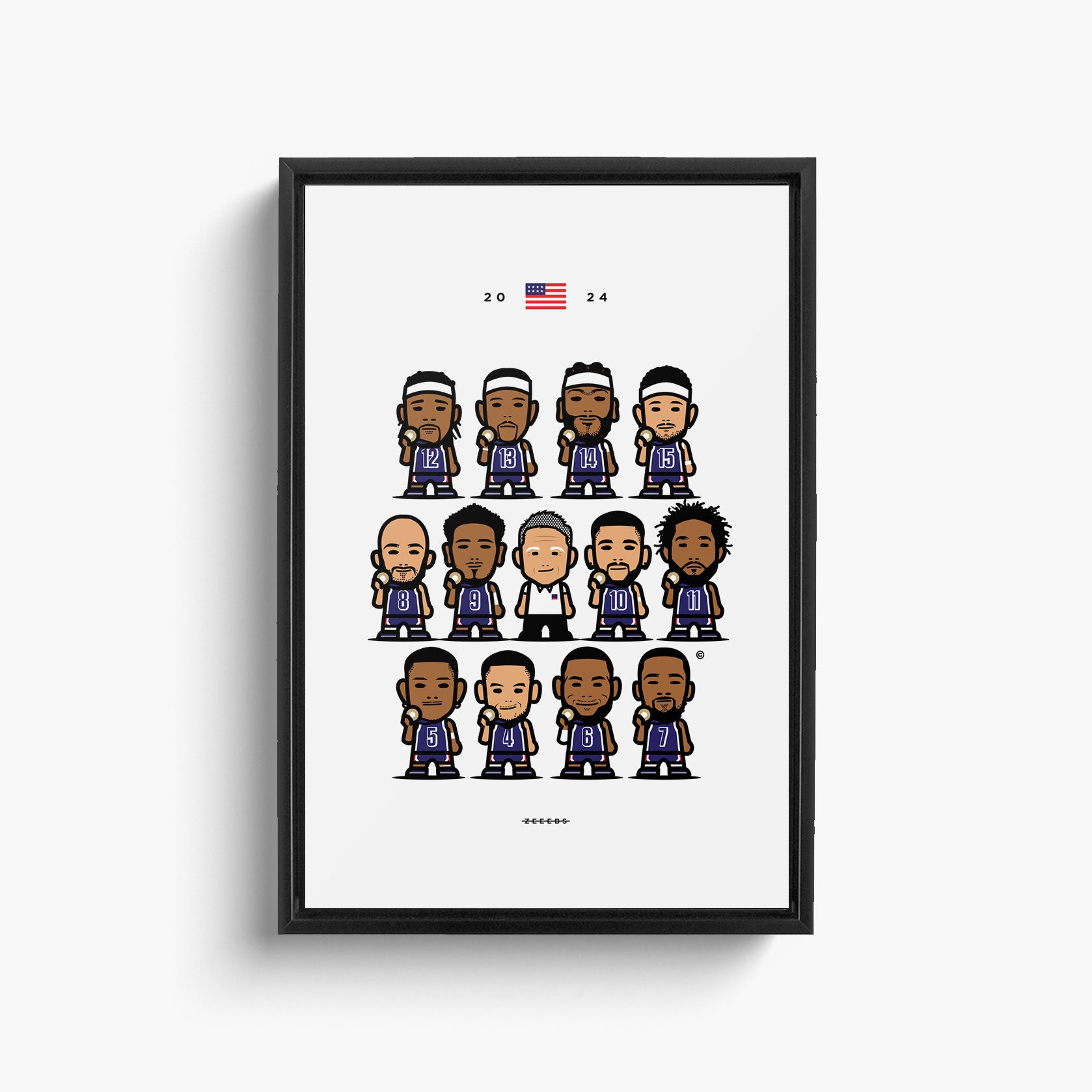 USA24—Canvas—BBall