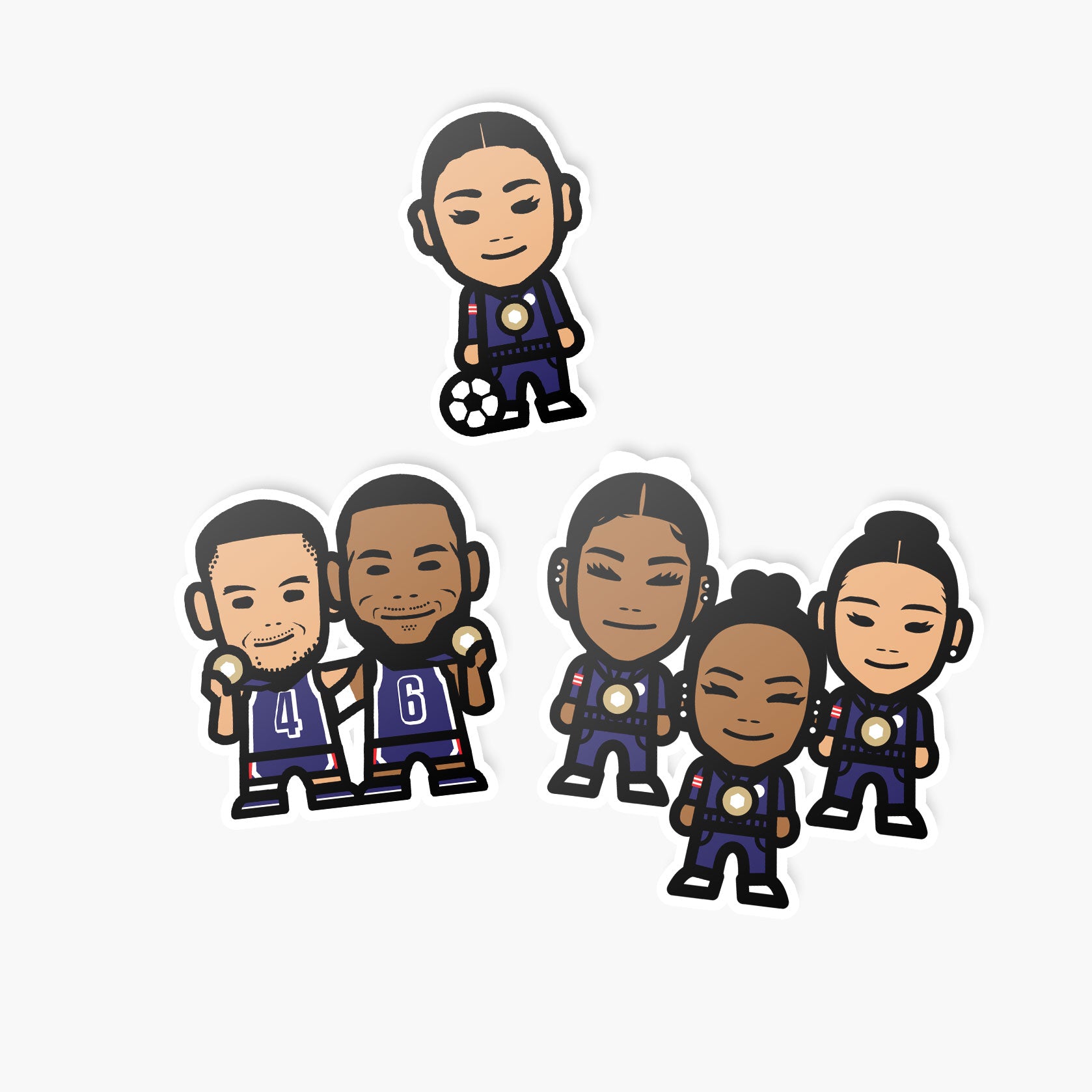 USA24—Sticker—BBall