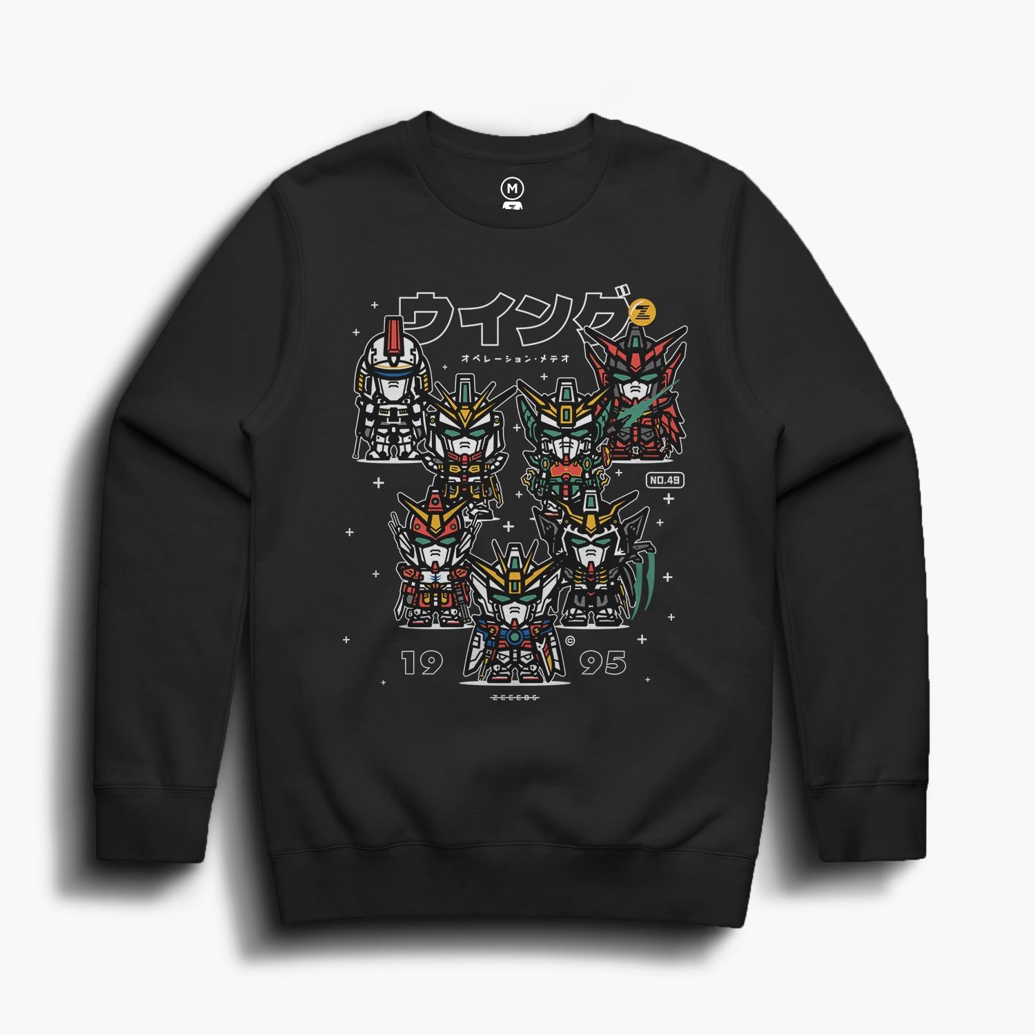 Wing—Crewsweater—Black