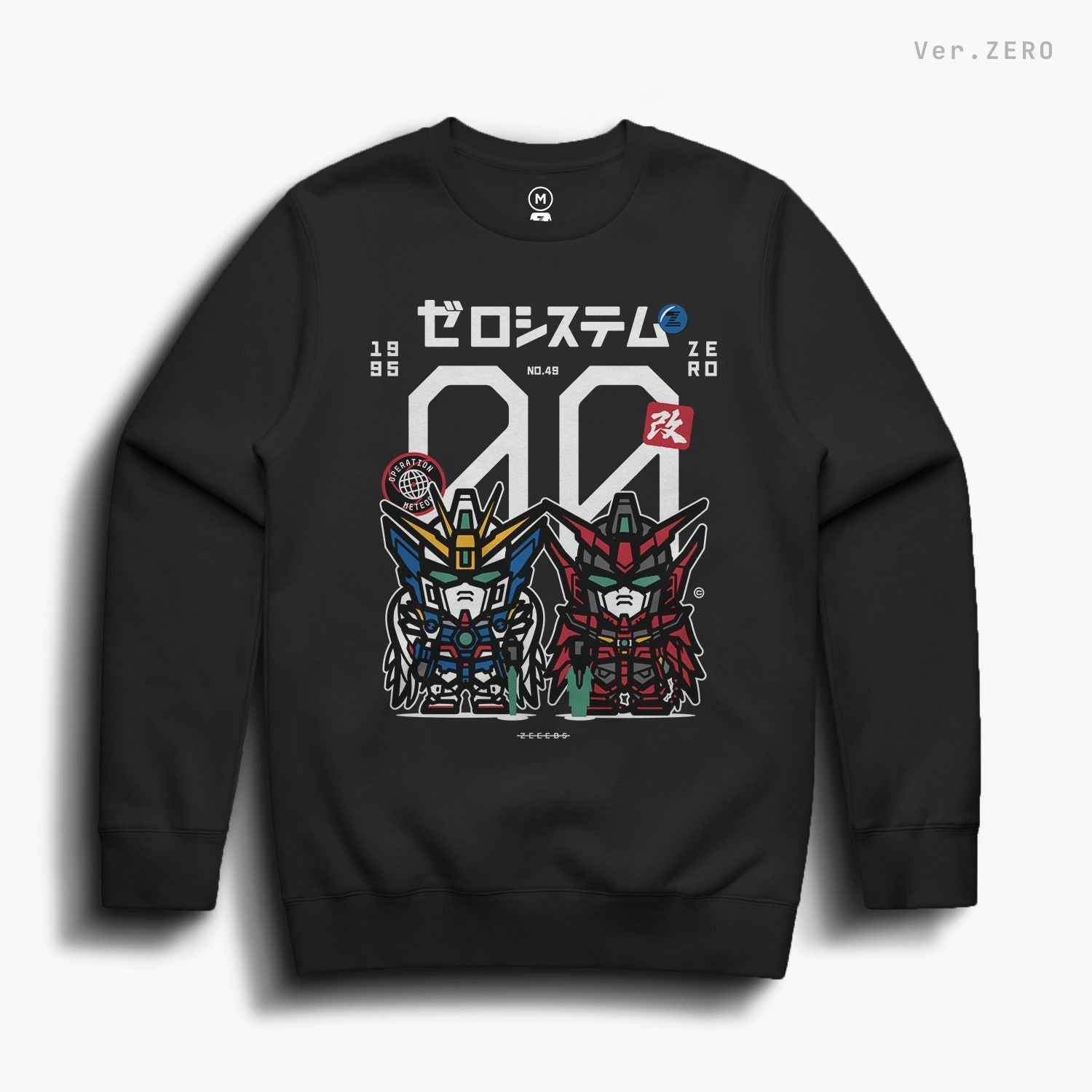Wing—Crewsweater—Ver.ZERO—Black