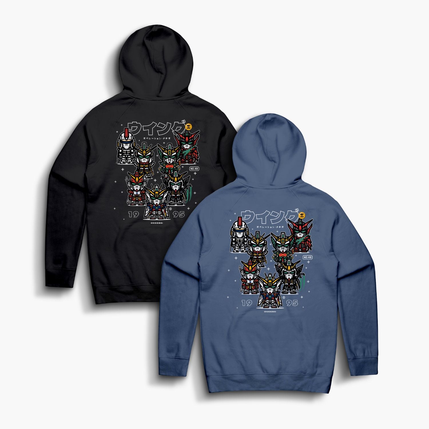 Wing—Hoodie—Black