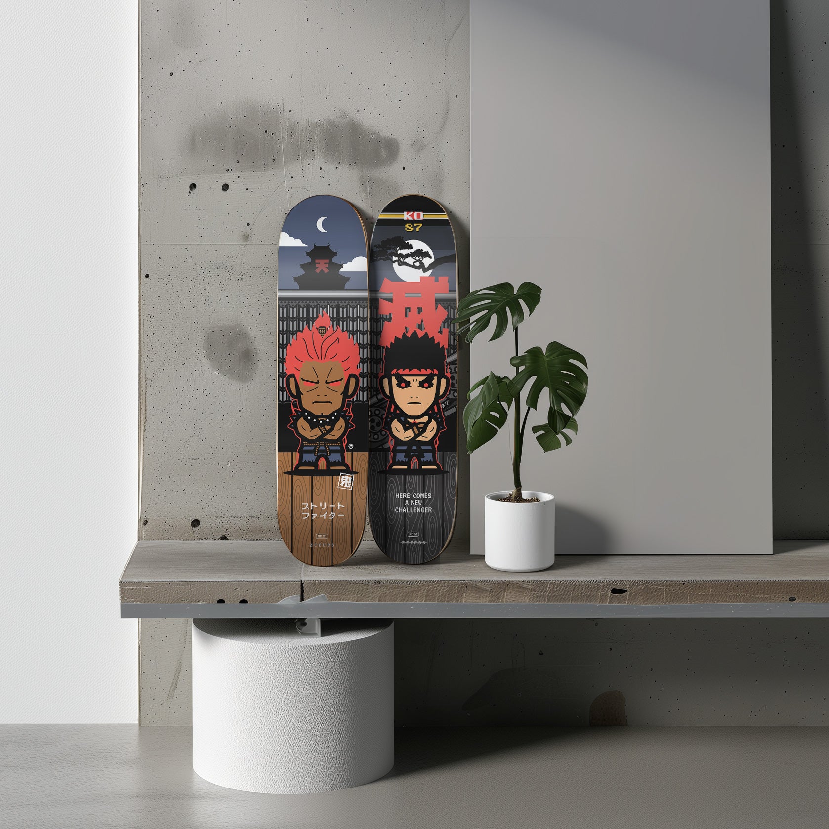 Hadouken—Skate Deck—Metsu