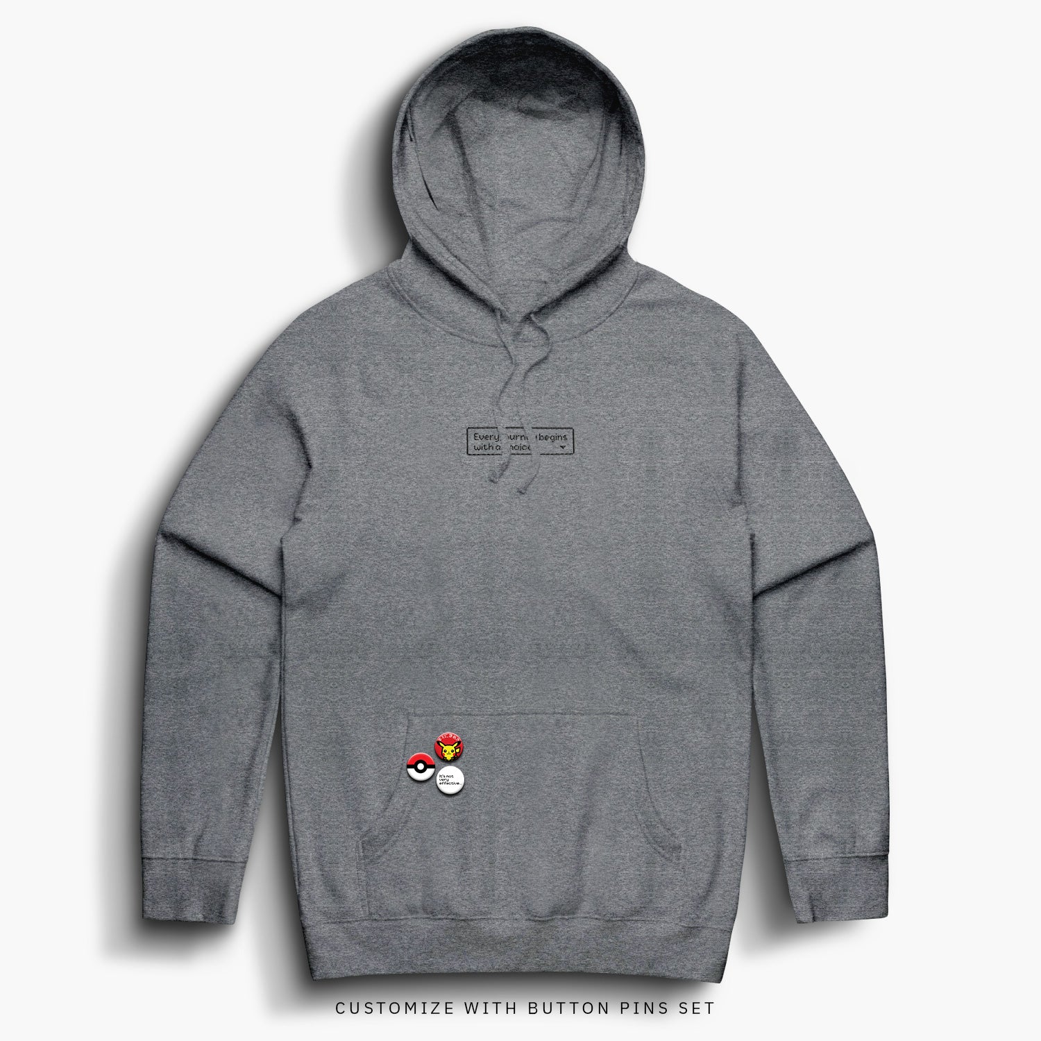 Pocketa—Hoodie—Gunmetal
