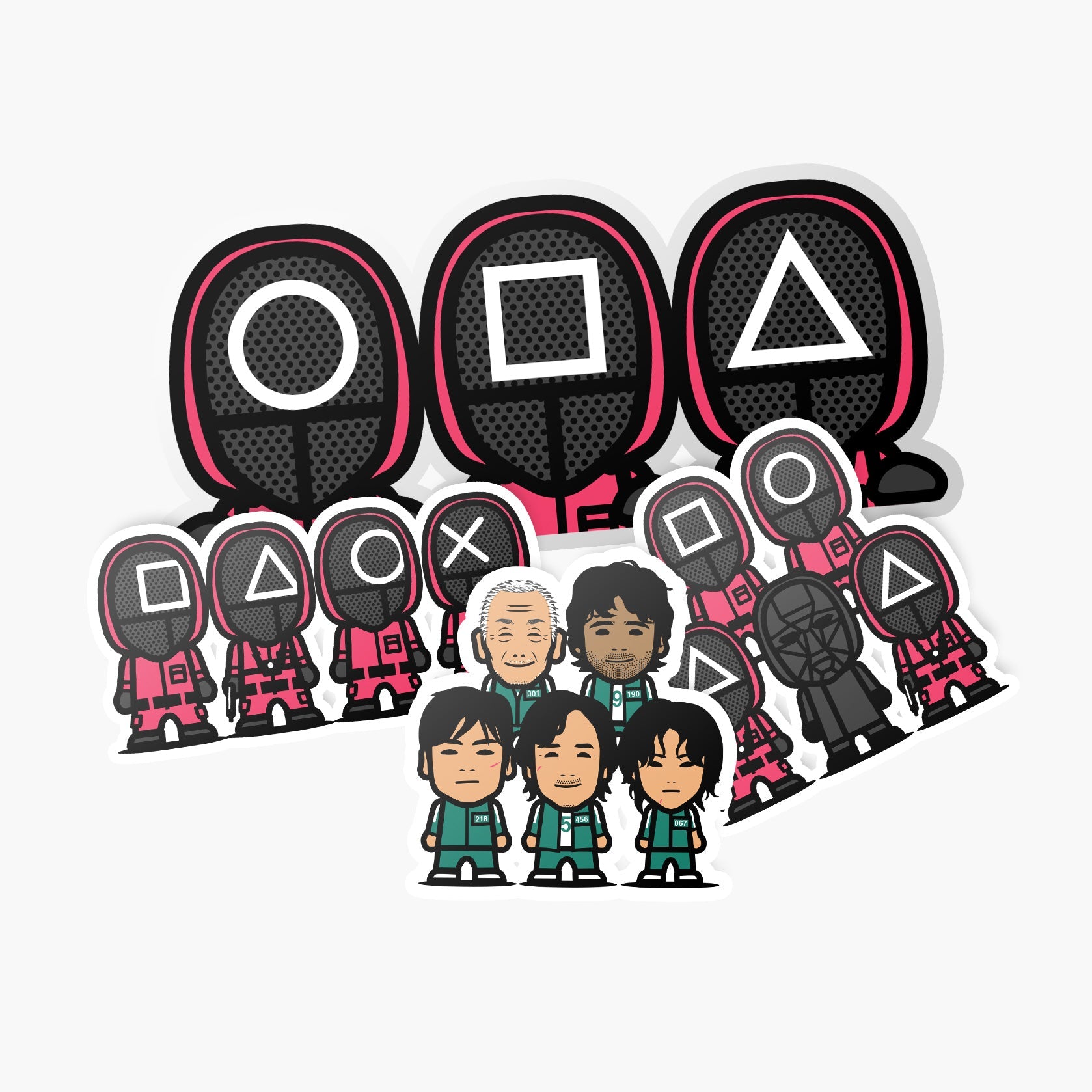 Squid—Sticker—Green