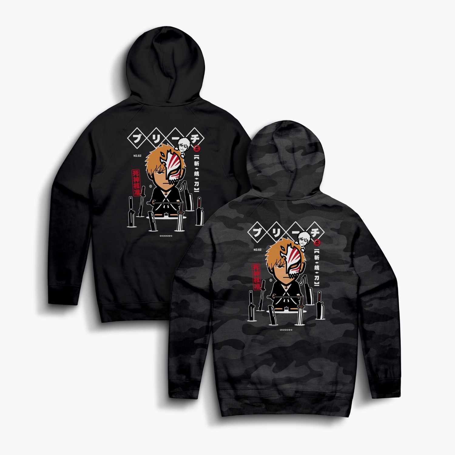 Bankai—Hoodie—Black Camo