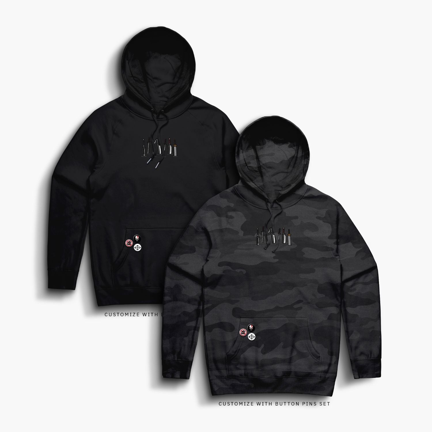 Bankai—Hoodie—Black Camo