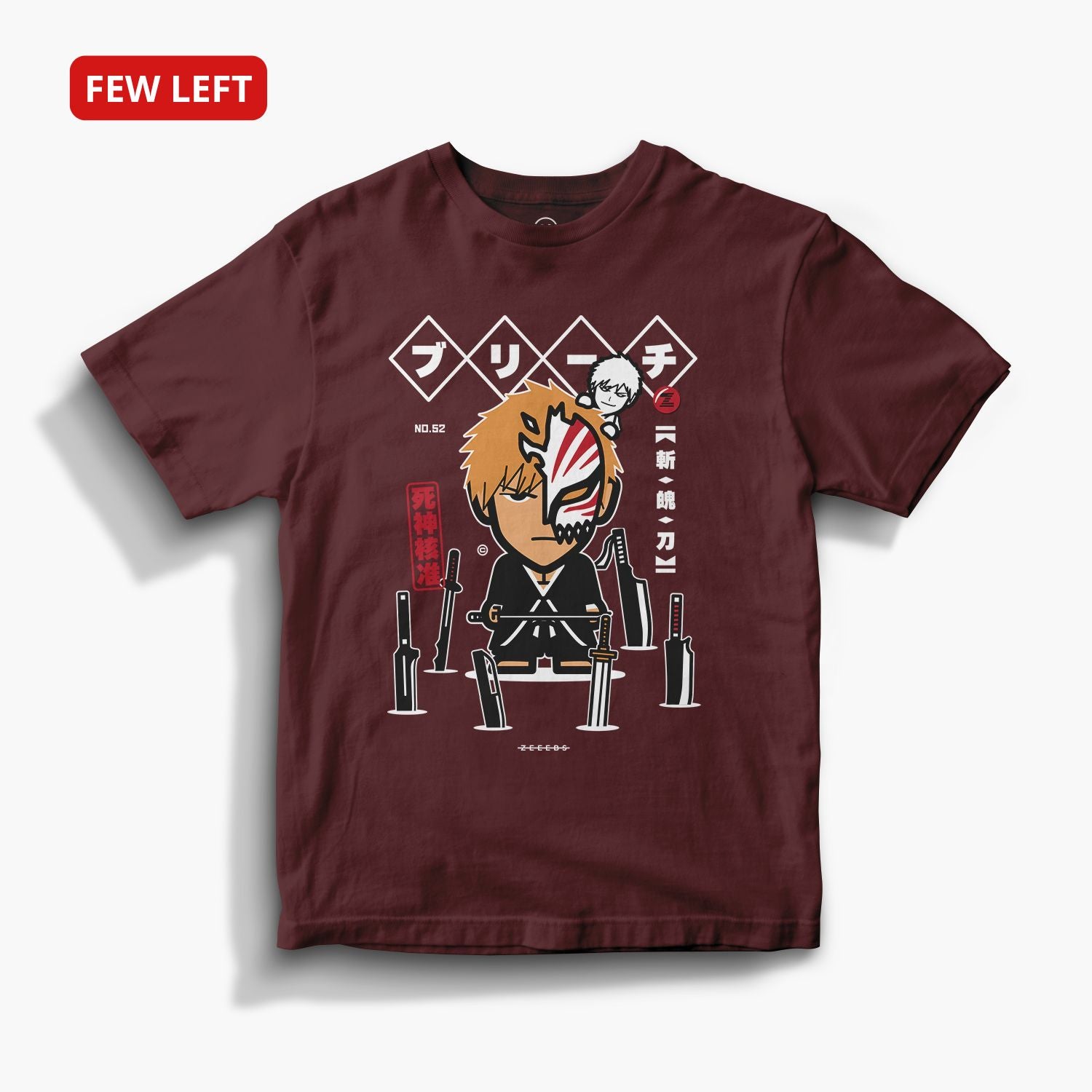 Bankai—Tee—Burgundy