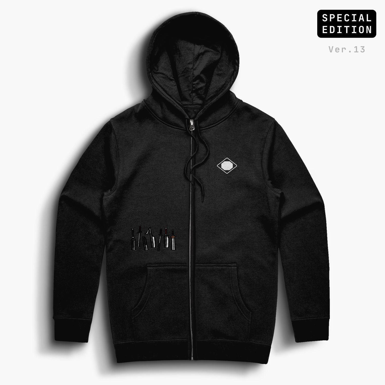 Bankai—Zip Hoodie—Blk