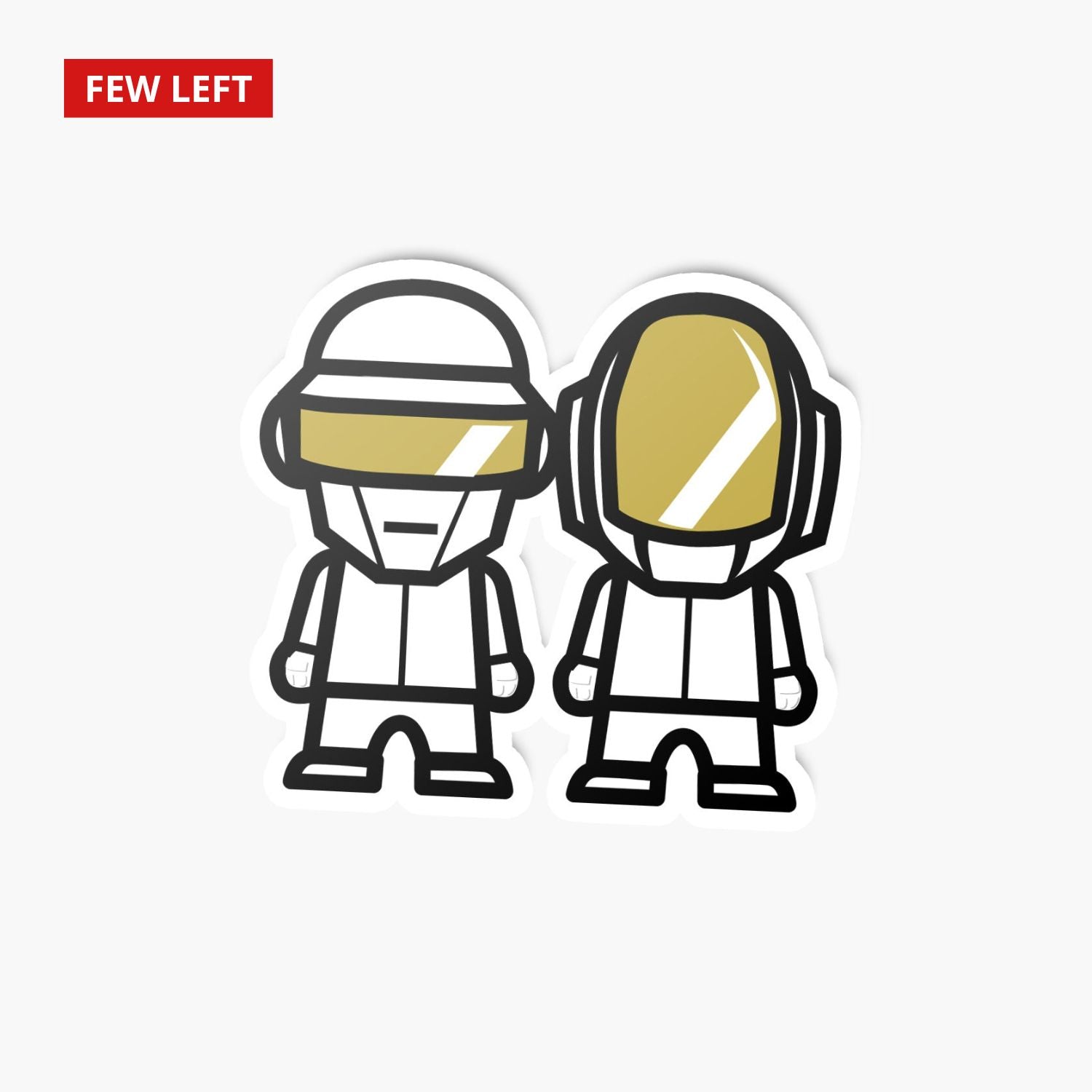 Duo—Sticker—White