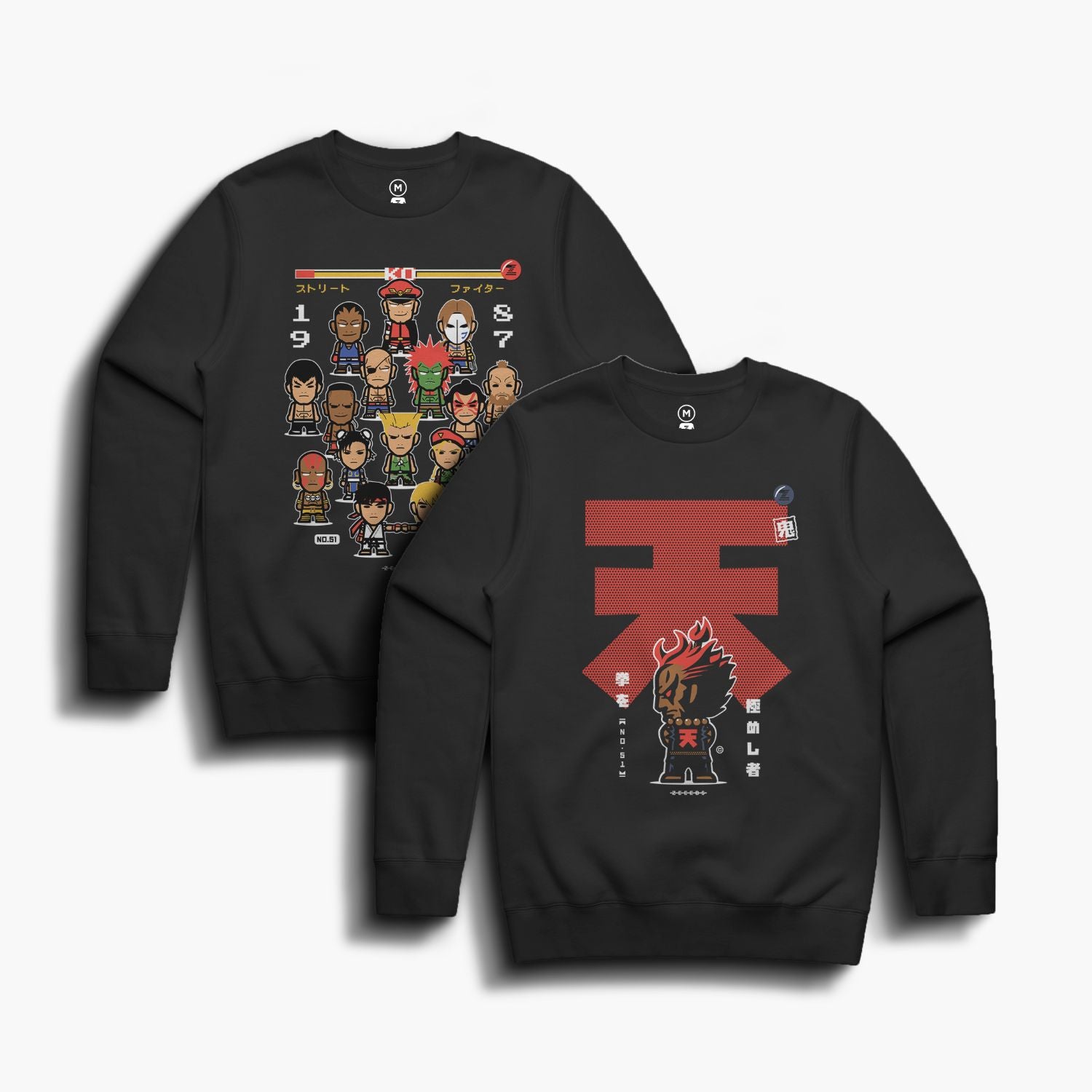 Hadouken—Crewsweater—Black