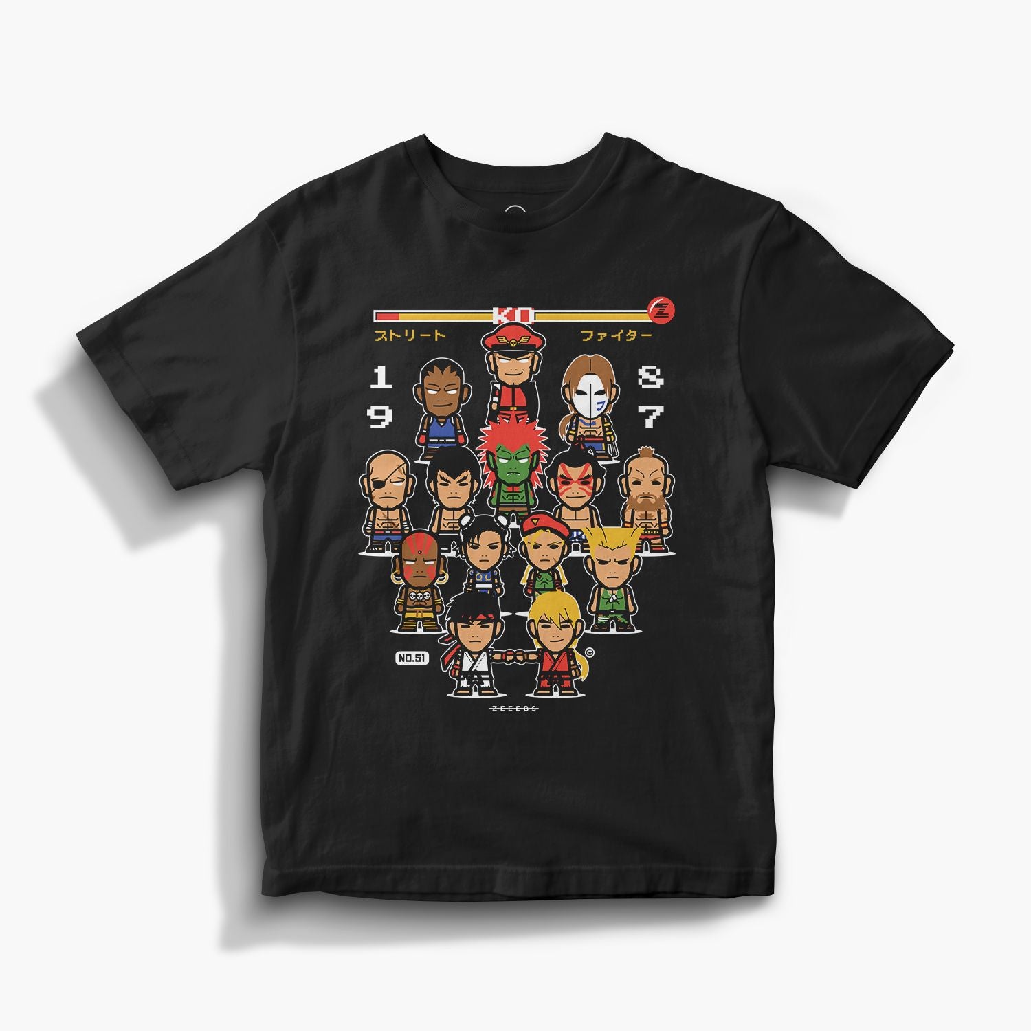 Hadouken—Tee—Black