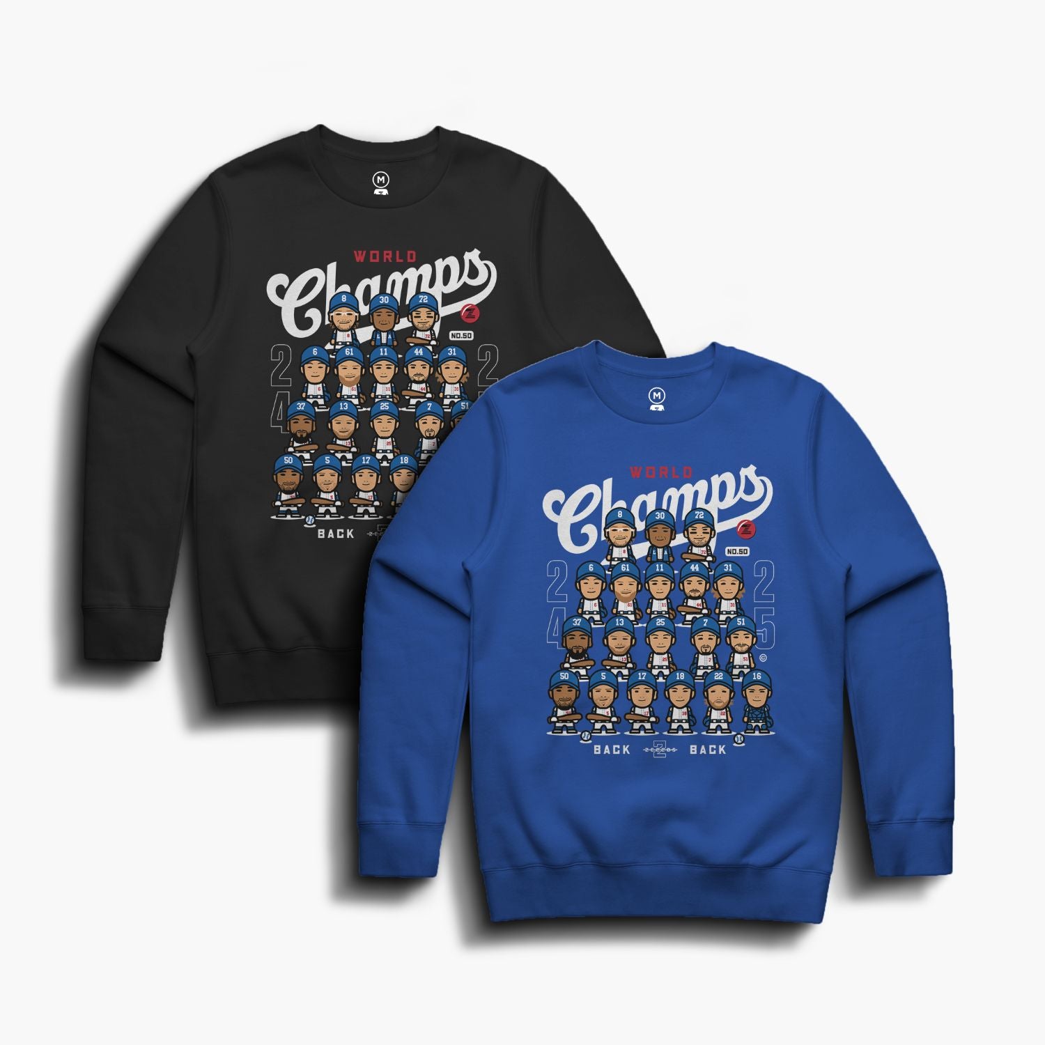 LA25—Crewsweater—Black