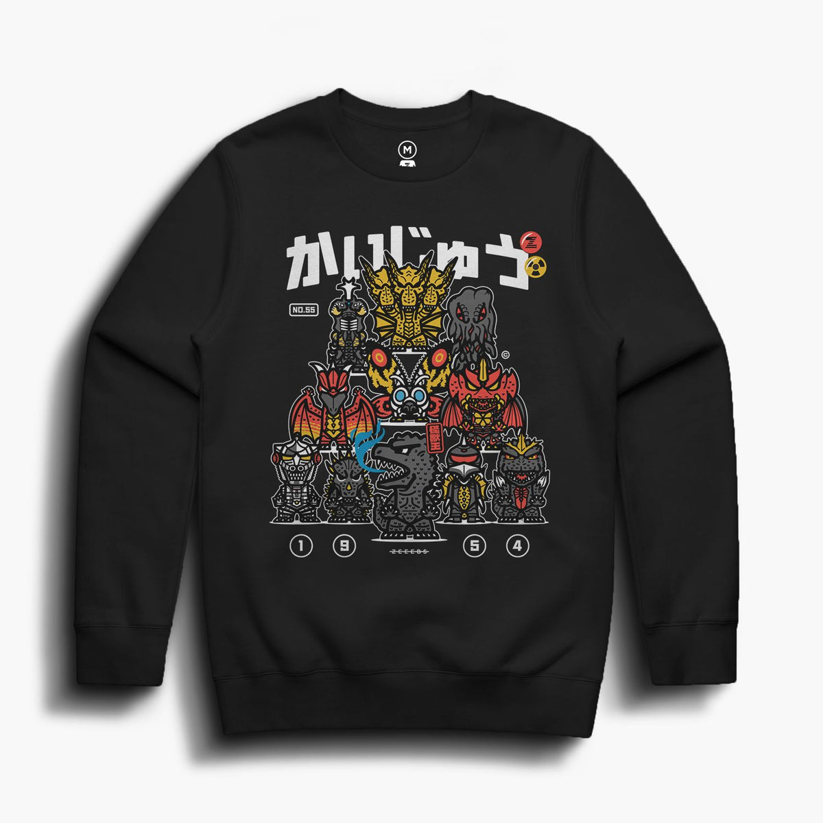 Monsters—Crewsweater—Black